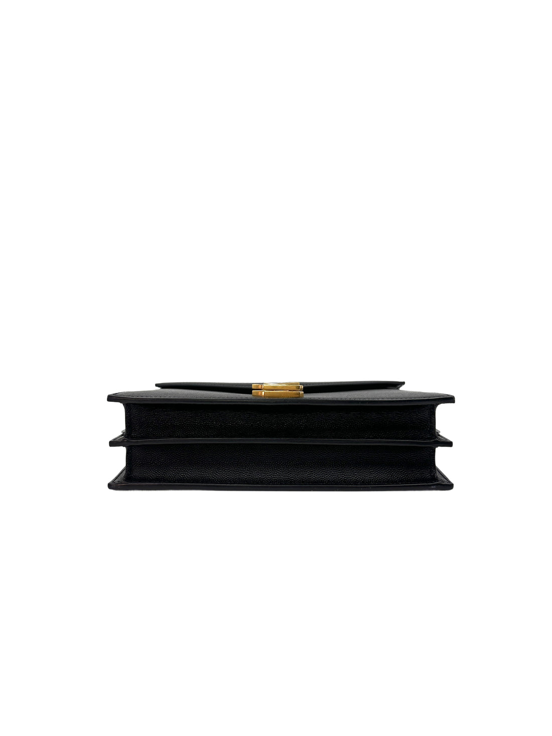Saint Laurent Cassandra Black Calfskin Chain Shoulder Bag G051