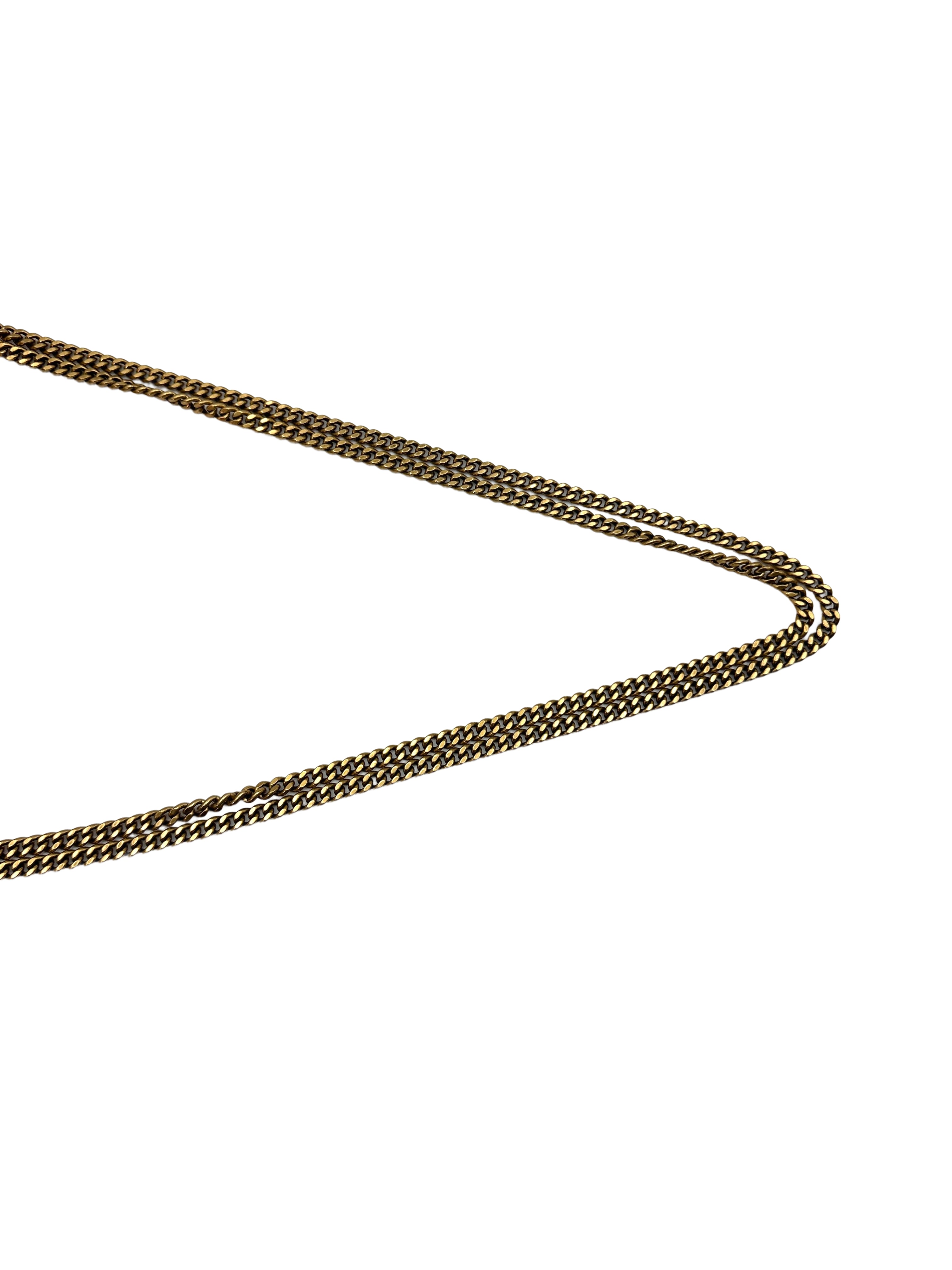 Saint Laurent Cassandra Black Calfskin Chain Shoulder Bag G051