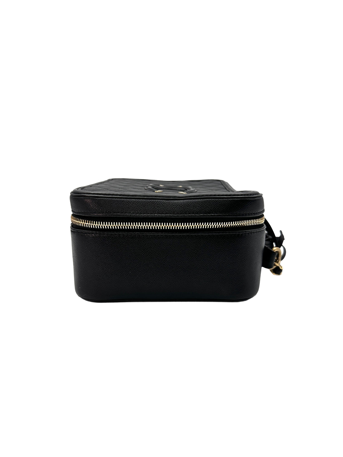 Chanel CC Filigree Black Quilted Calfskin Vanity Case(25***83) G056