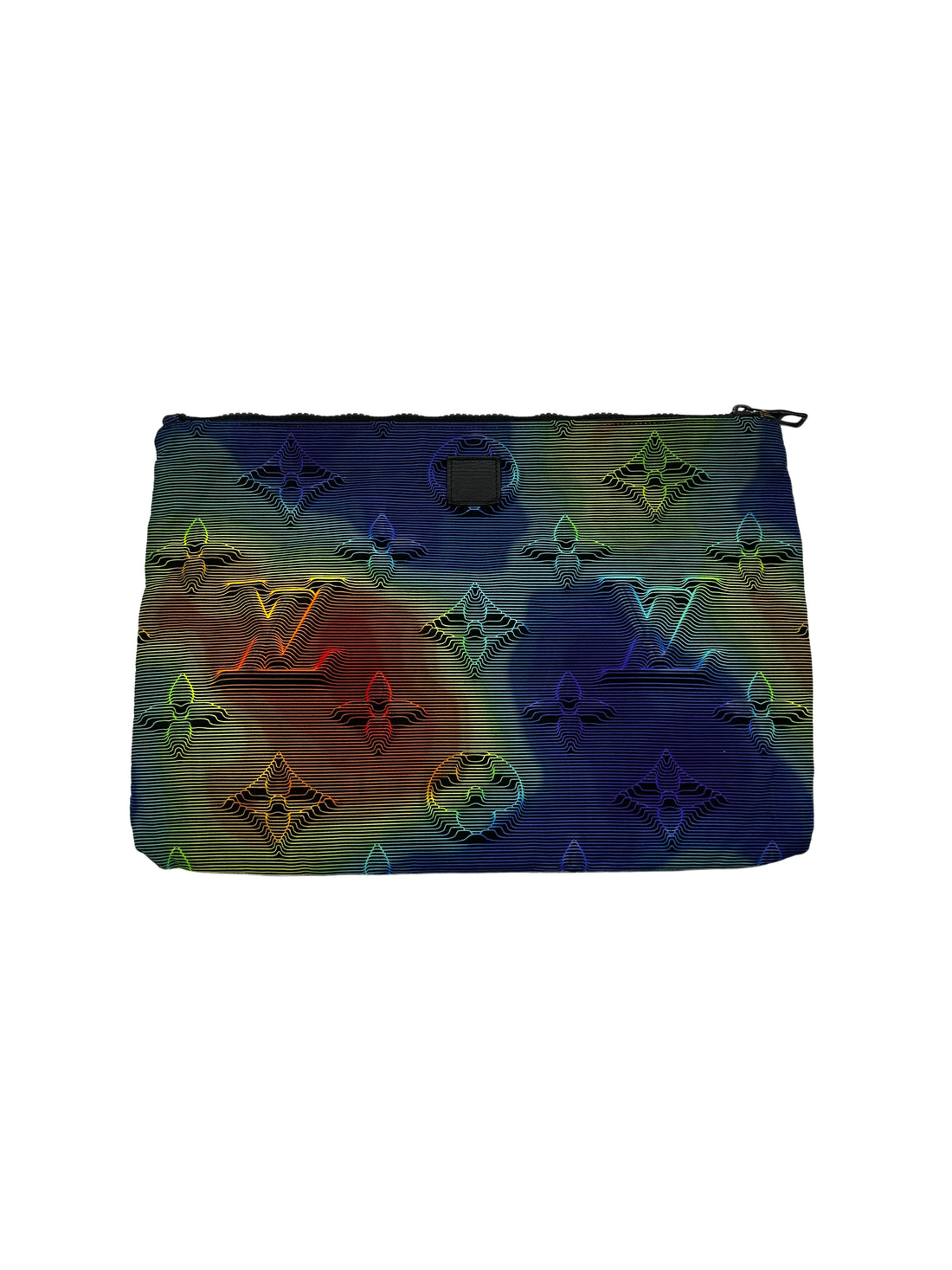 Louis Vuitton 2054 Reversible Limited Edition Multicolor Monogram Pouch LV1855