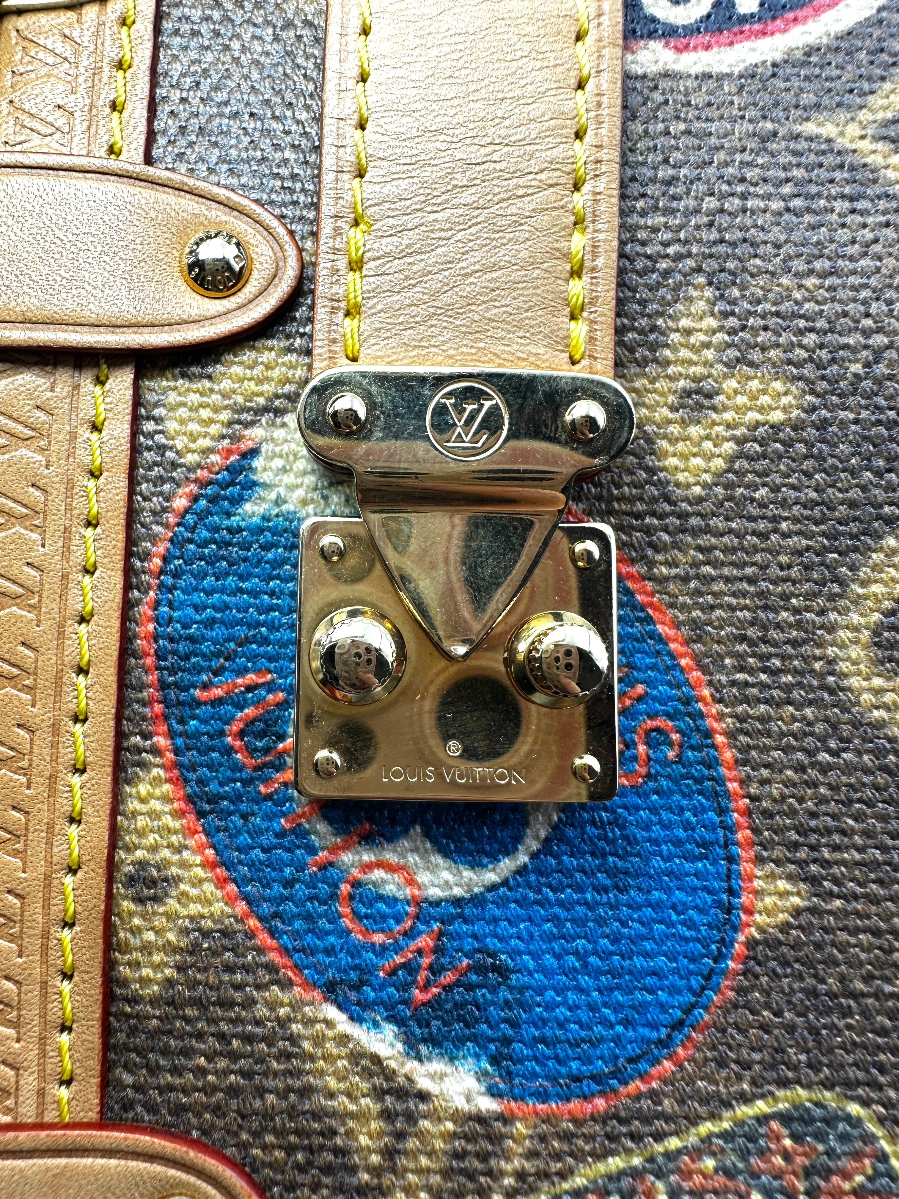 Louis Vuitton Side Trunk MM Flight Mode Brown Monogram Leather Shoulder Bag LV1863