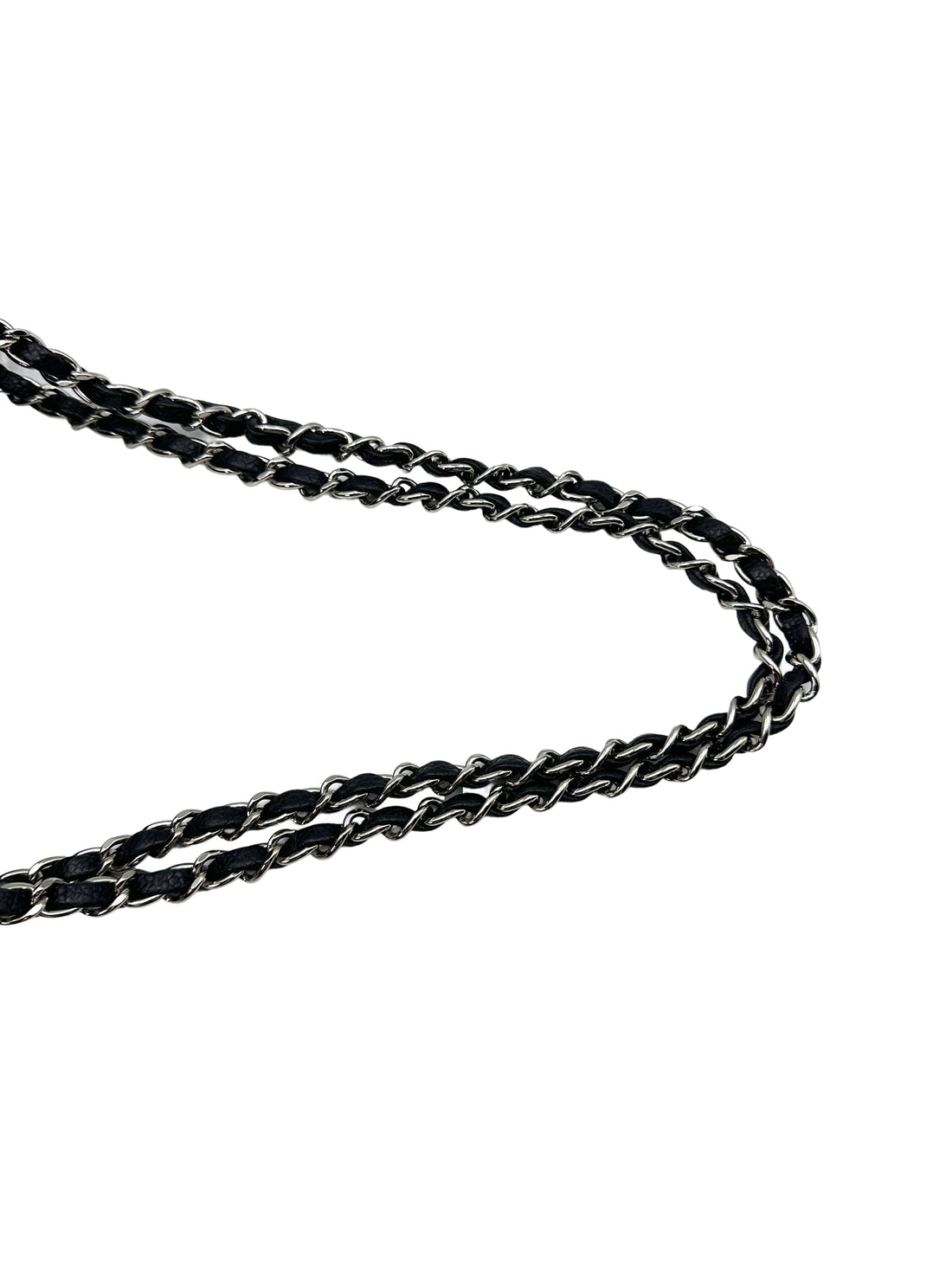 Chanel Classic Flap Black Quilted Calfskin Chain Bag With Silver Hardware(14***22) G067