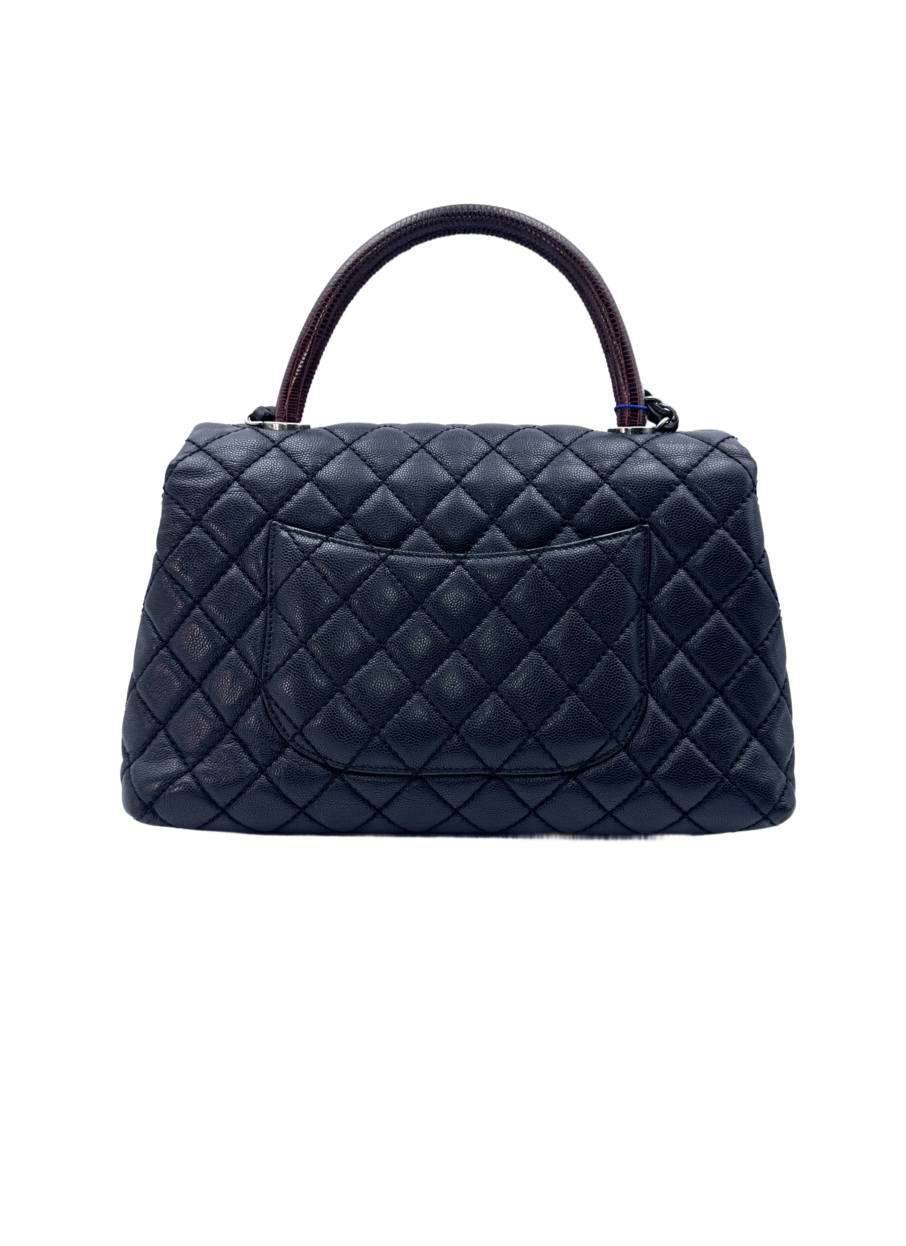 Chanel CoCo Black Quilted Calfskin Handle Shoulder Bag(21***18) G076