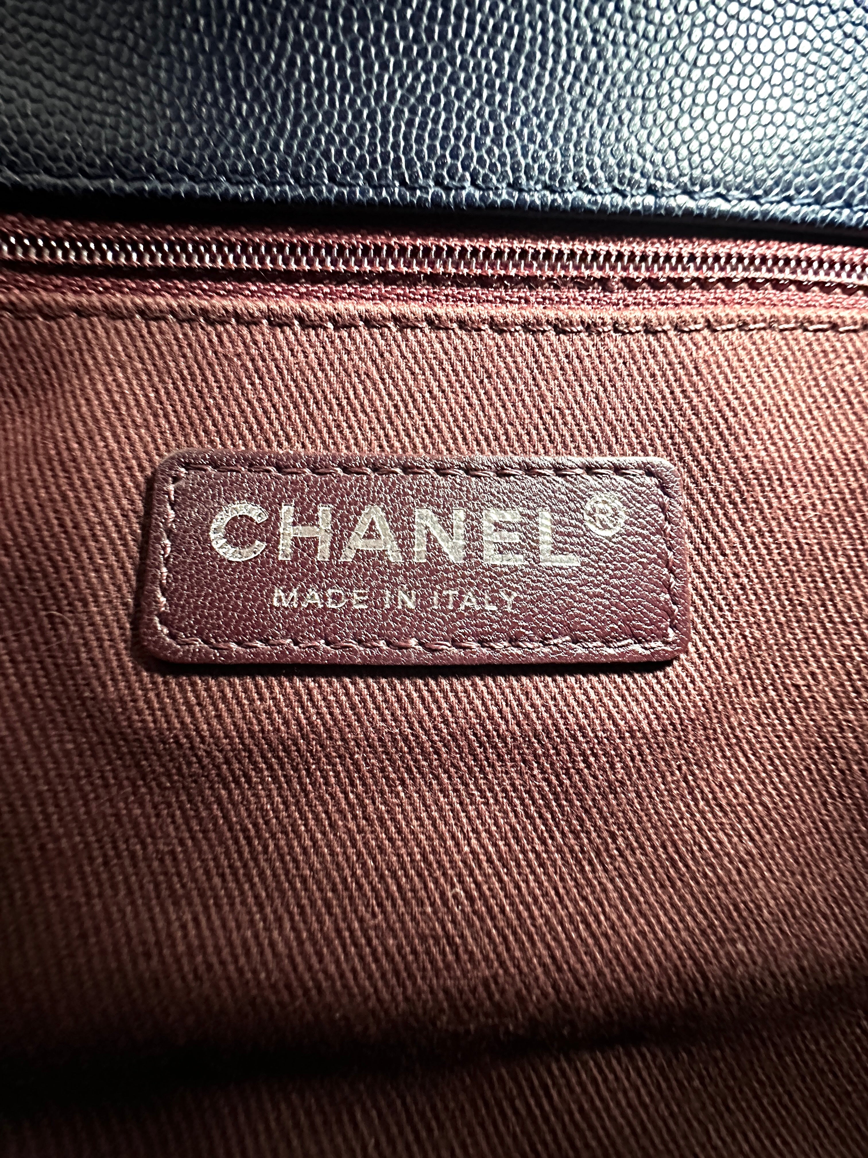 Chanel CoCo Navy Blue Quilted Calfskin Handle Shoulder Bag(22***99) G081