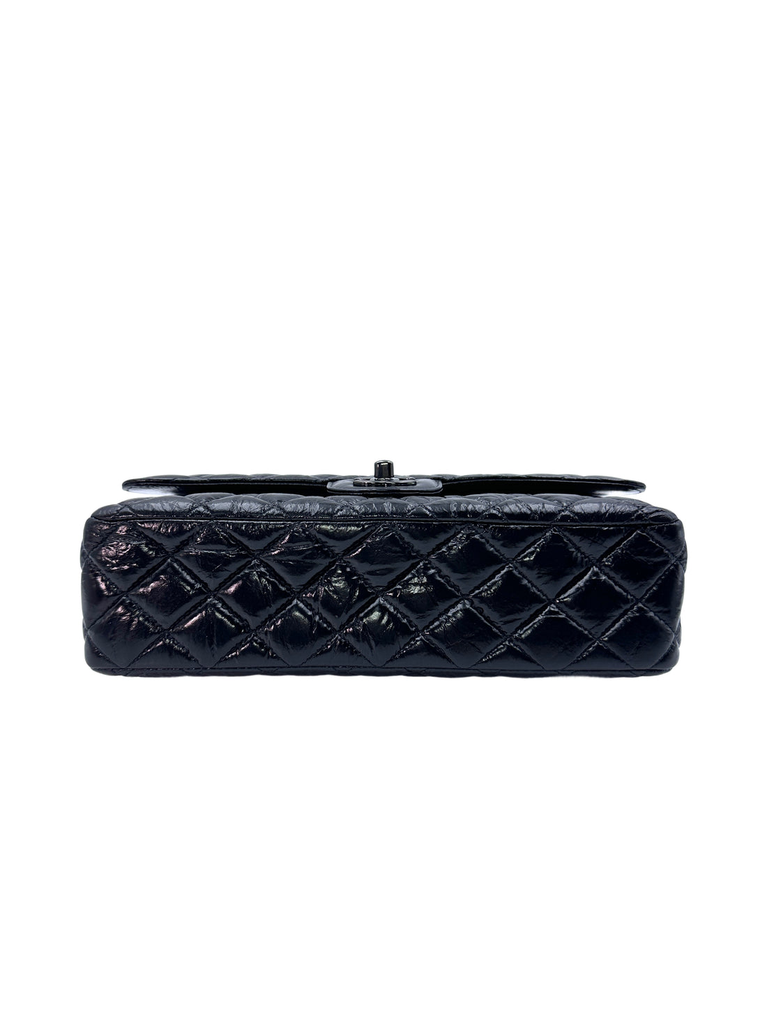 Chanel Classic Flap Black Quilted Calfskin Chain Shoulder Bag(29***34) G084