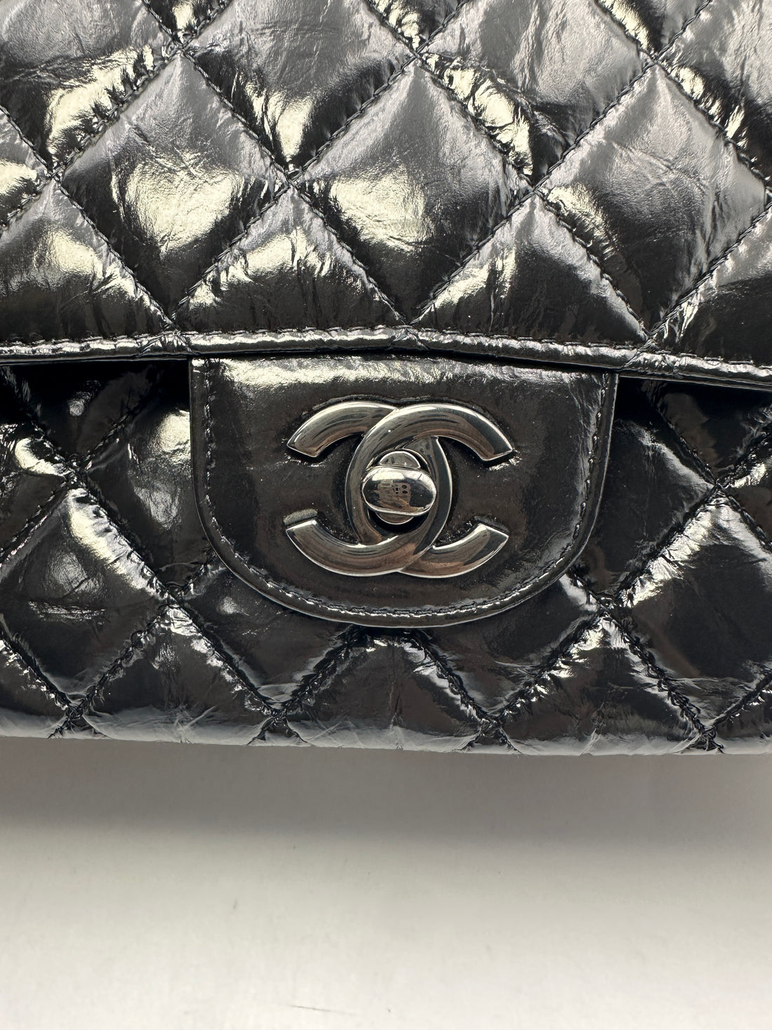 Chanel Classic Flap Black Quilted Calfskin Chain Shoulder Bag(29***34) G084