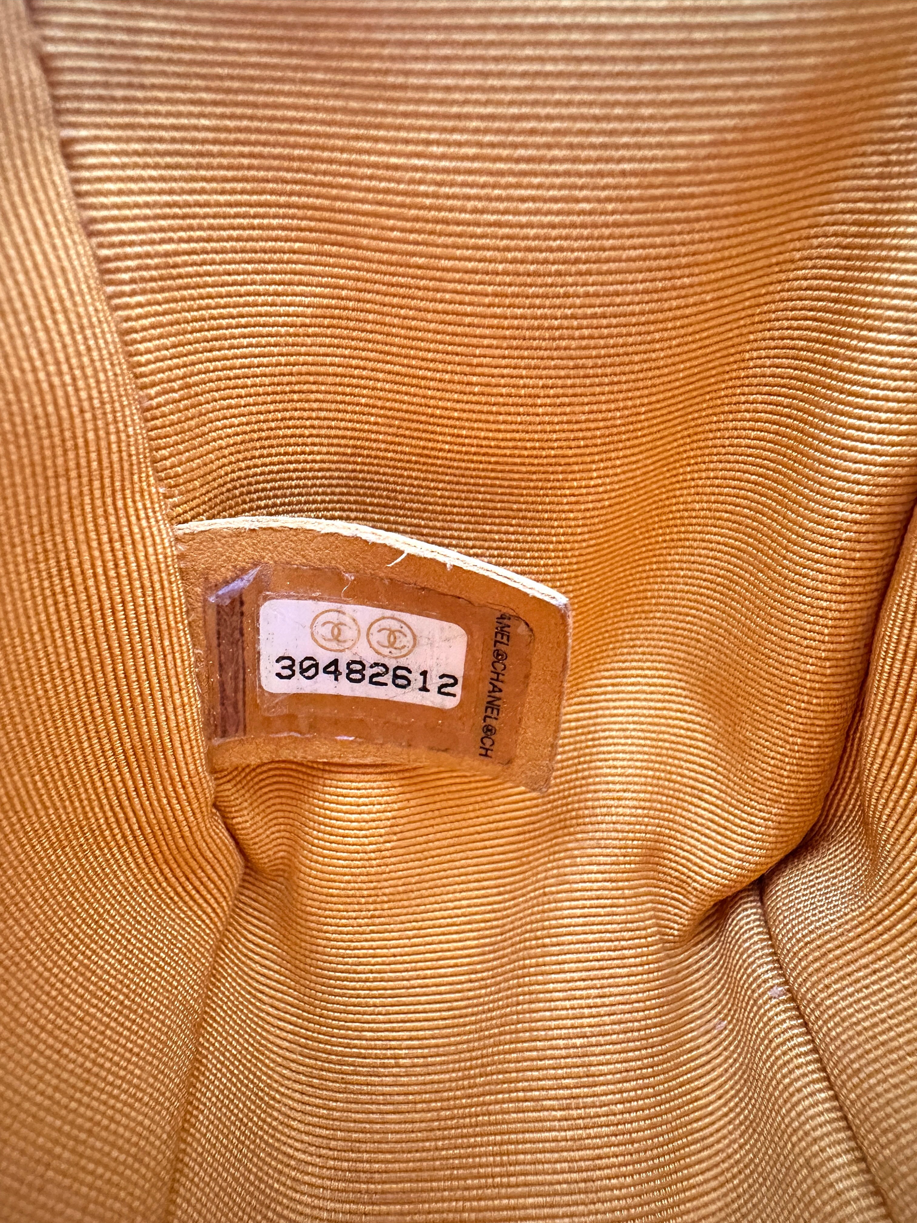 Chanel LeBoy Caramel Quilted Calfskin Flap Bag With Silver Buckle(30***12) G075