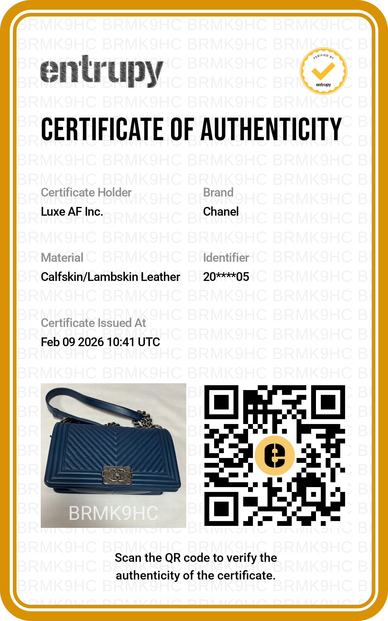 Chanel LeBoy Navy Blue Chevron Quilted Calfskin Flap Bag With Silver Buckle(20***05) G087