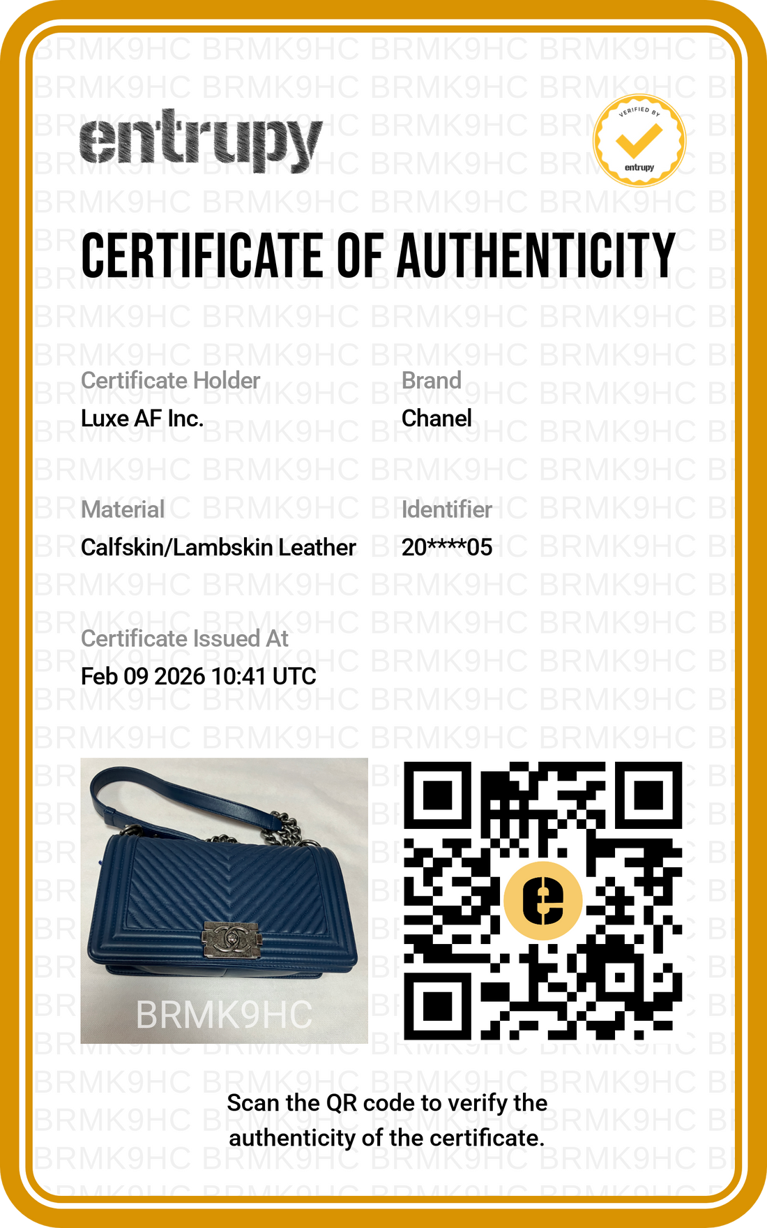 Chanel LeBoy Navy Blue Chevron Quilted Calfskin Flap Bag With Silver Buckle(20***05) G087