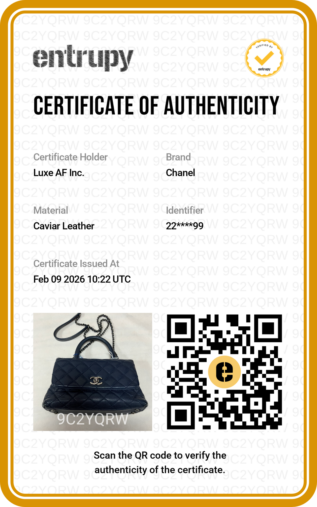 Chanel CoCo Navy Blue Quilted Calfskin Handle Shoulder Bag(22***99) G081