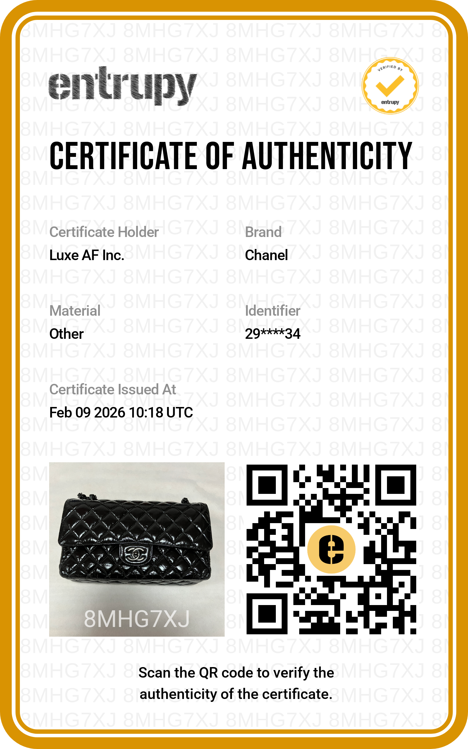 Chanel Classic Flap Black Quilted Calfskin Chain Shoulder Bag(29***34) G084