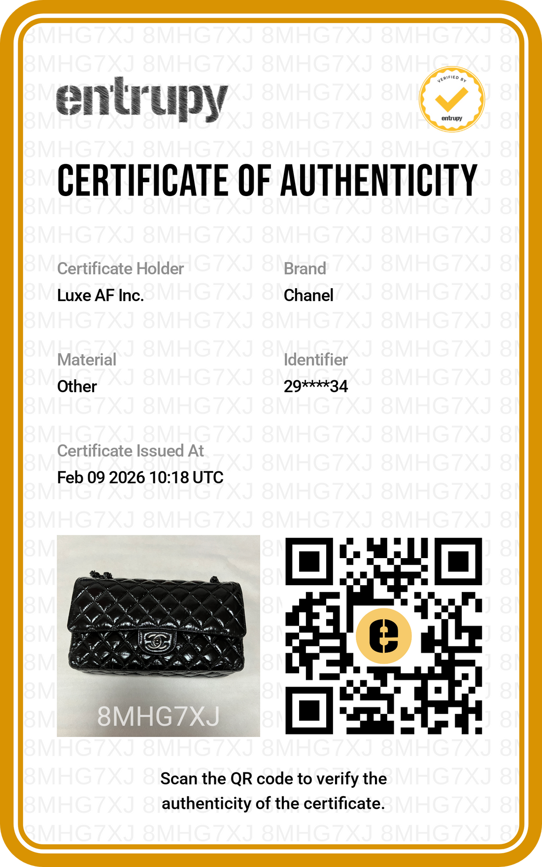 Chanel Classic Flap Black Quilted Calfskin Chain Shoulder Bag(29***34) G084