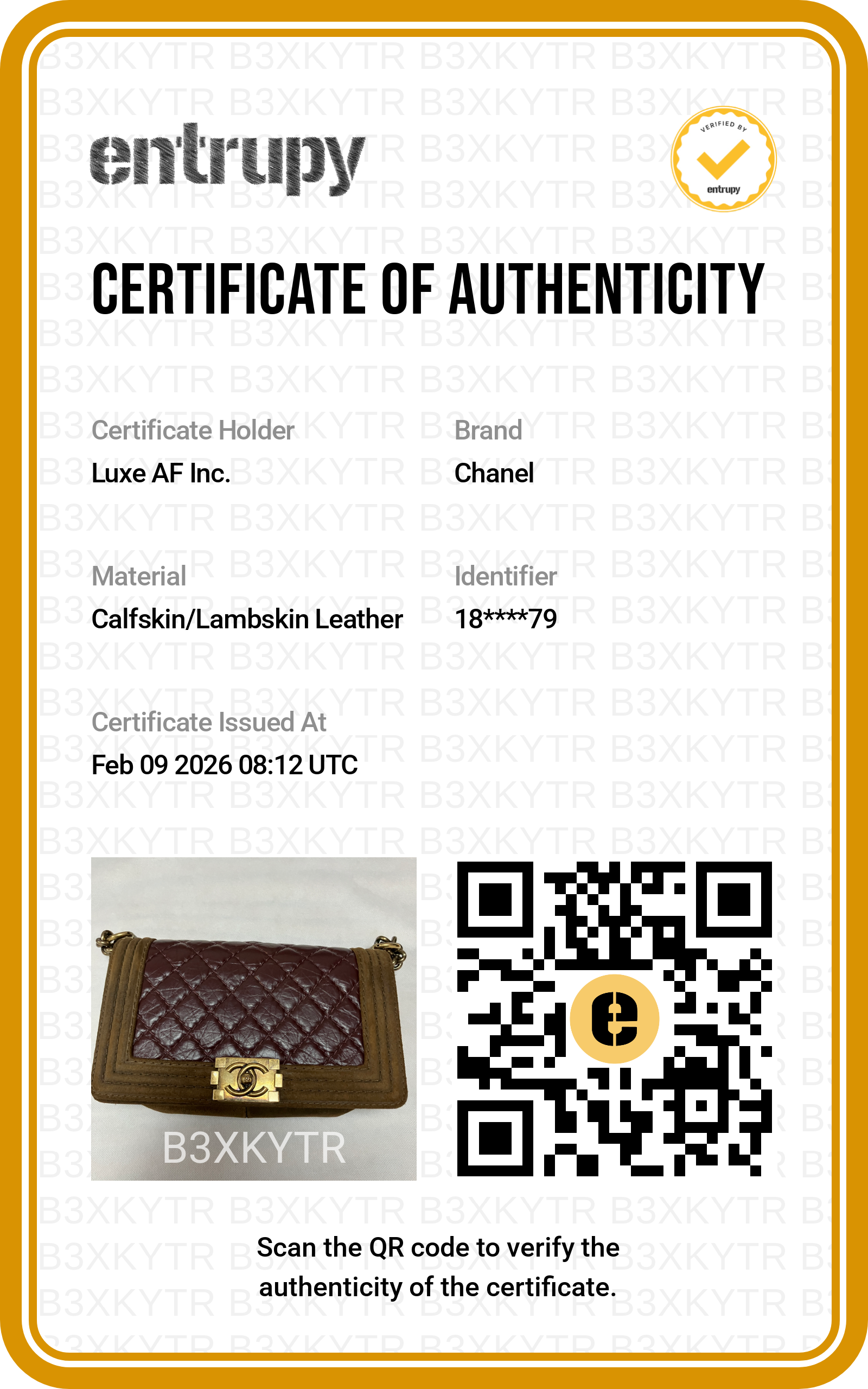 Chanel LeBoy Brown Suede Quilted Calfskin Flap Bag With Gold Buckle(18***79) G062
