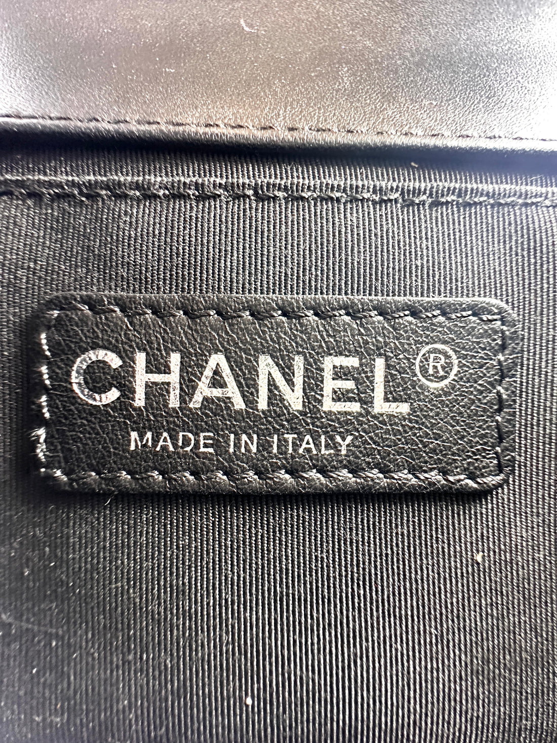Chanel LeBoy Black Stingray Leather Small Size Flap Bag With Silver Buckle(22***86) CC1375-1