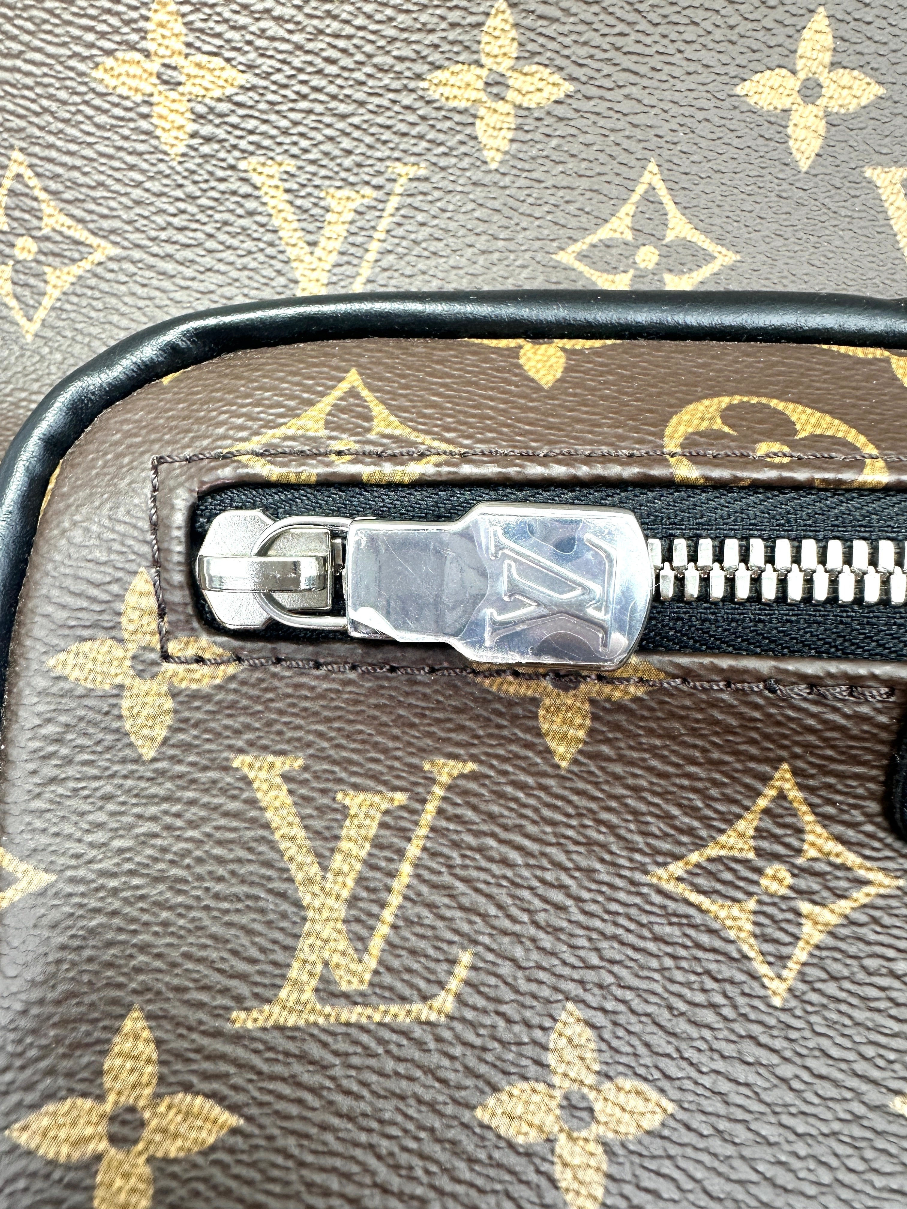 Louis Vuitton Josh Borwn Monogram Leather Backpack LV1864