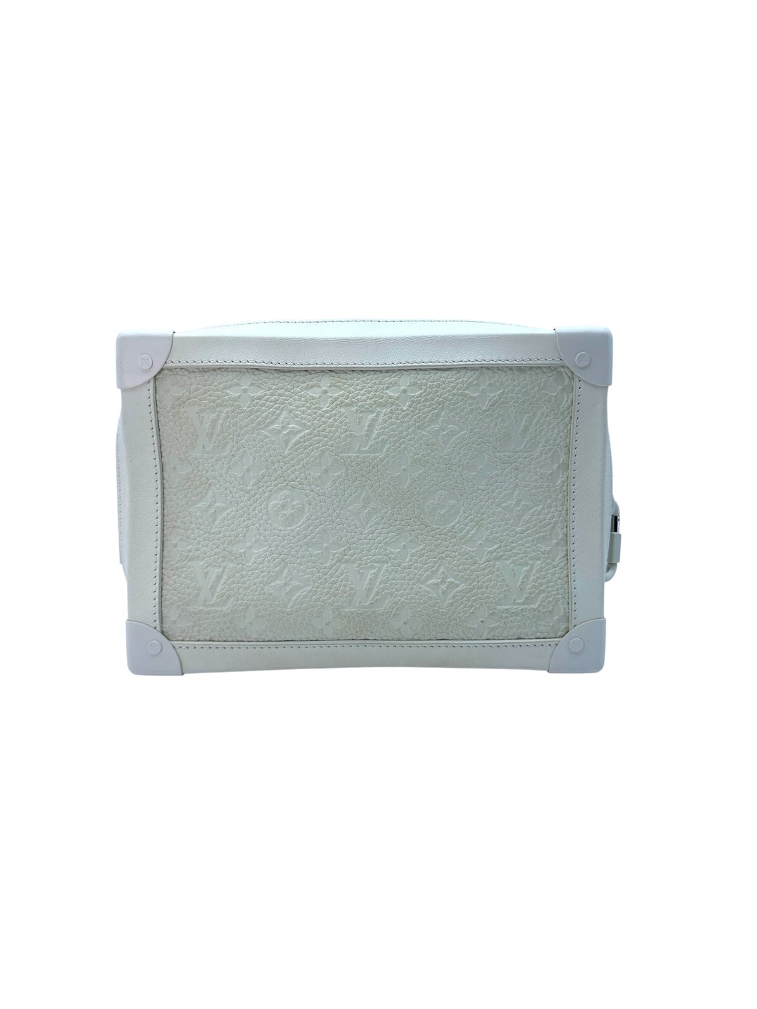 Louis Vuitton Solf Trunk White Monogram Shoulder Bag LV1867
