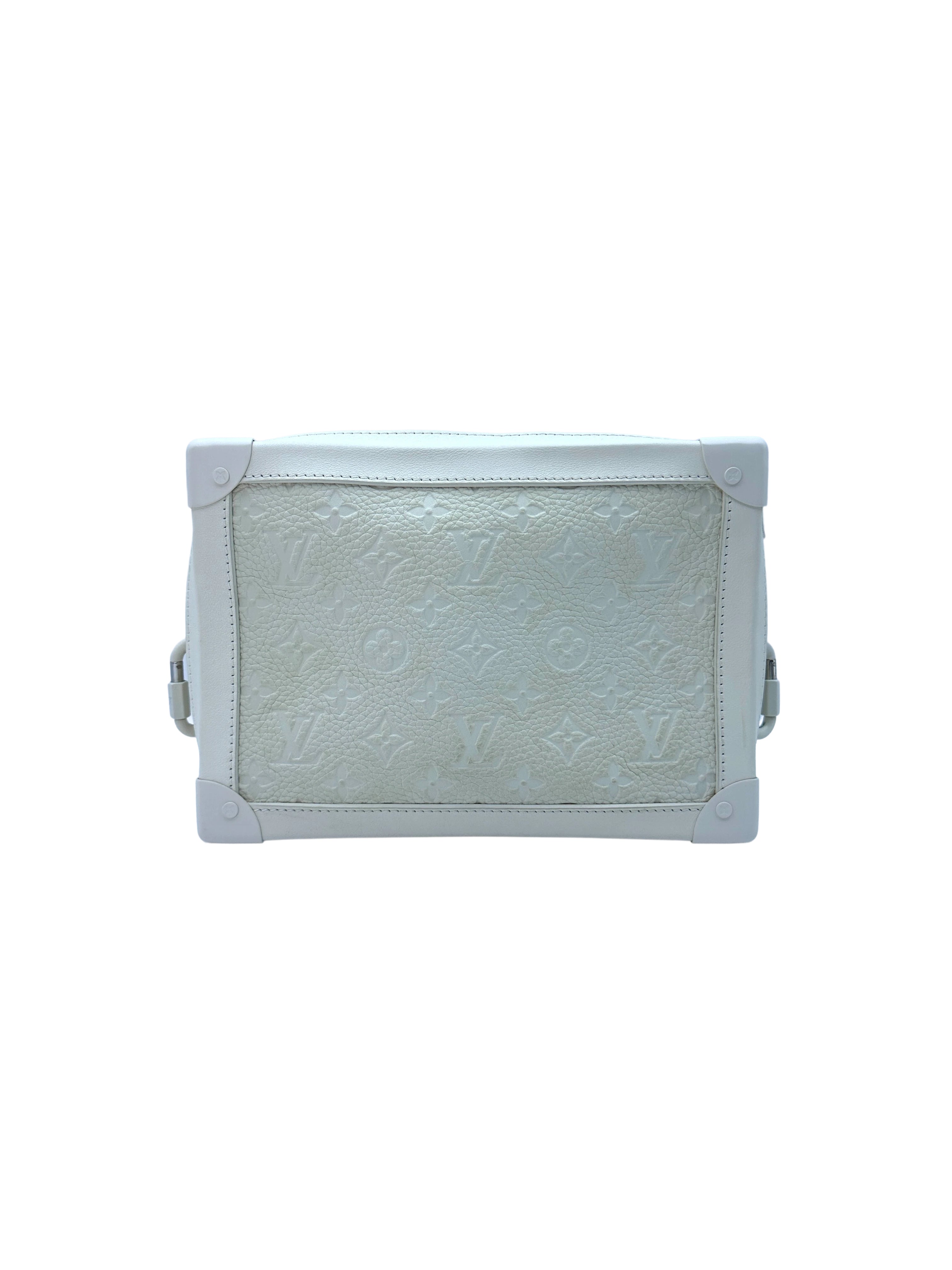 Louis Vuitton Solf Trunk White Monogram Shoulder Bag LV1867