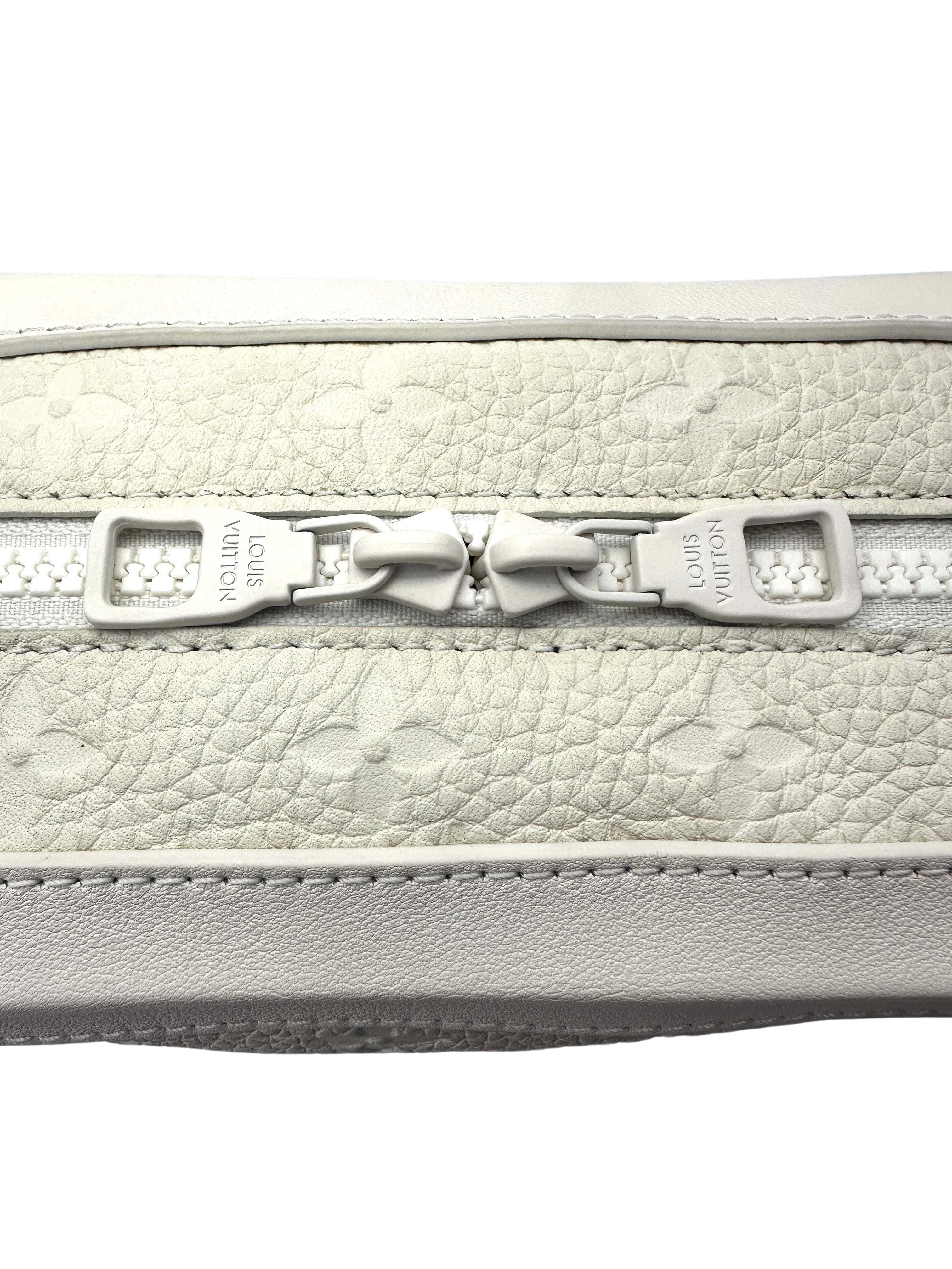 Louis Vuitton Solf Trunk White Monogram Shoulder Bag LV1867