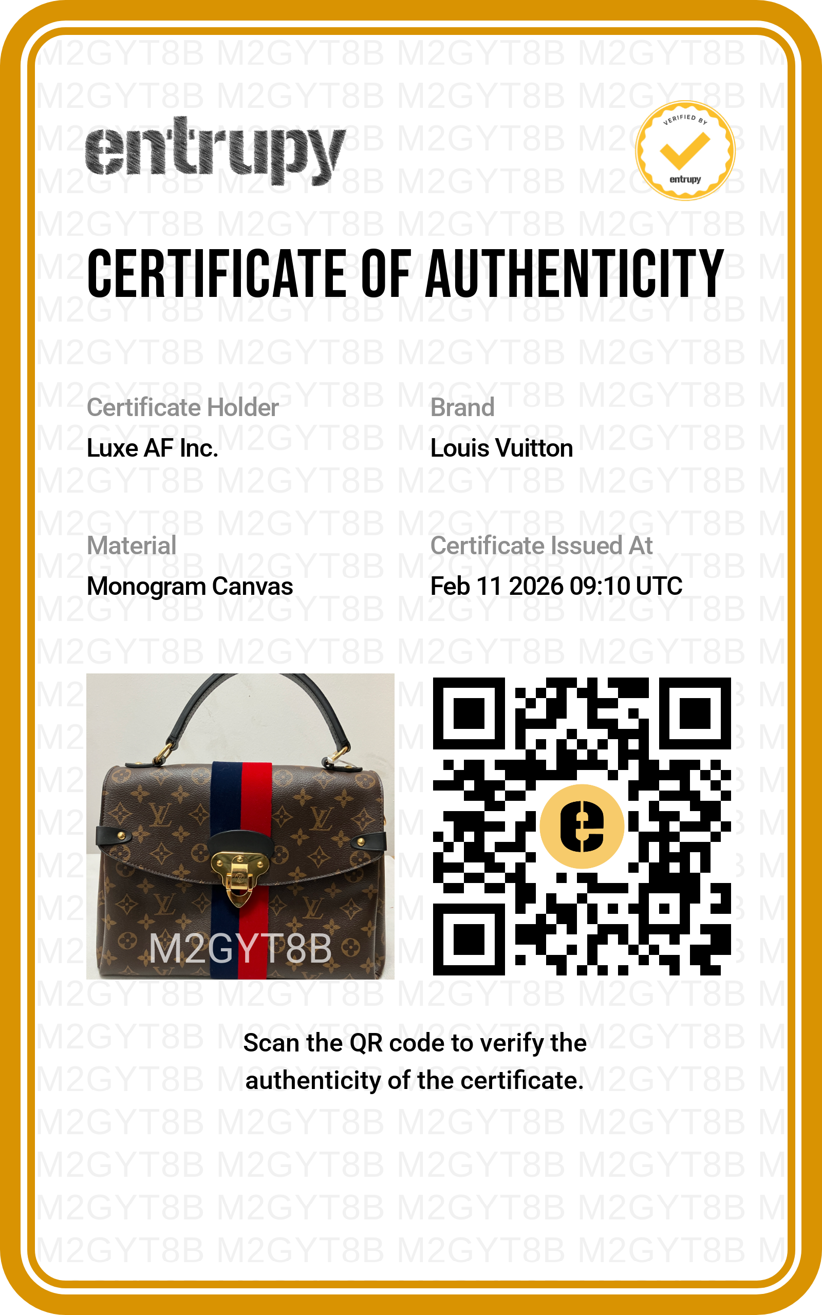 Louis Vuitton Georges BB Brown Monogram Leather Handle Bag LV1871