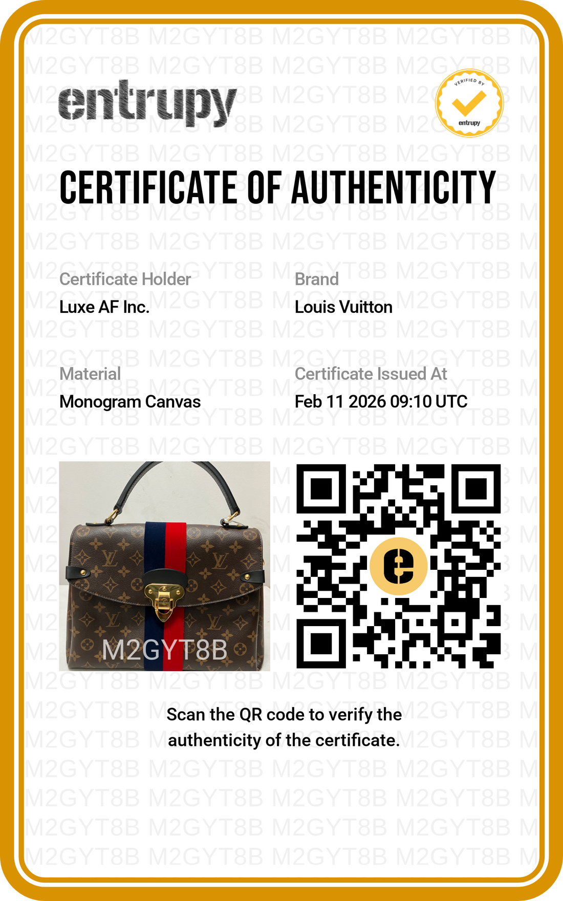 Louis Vuitton Georges BB Brown Monogram Leather Handle Bag LV1871