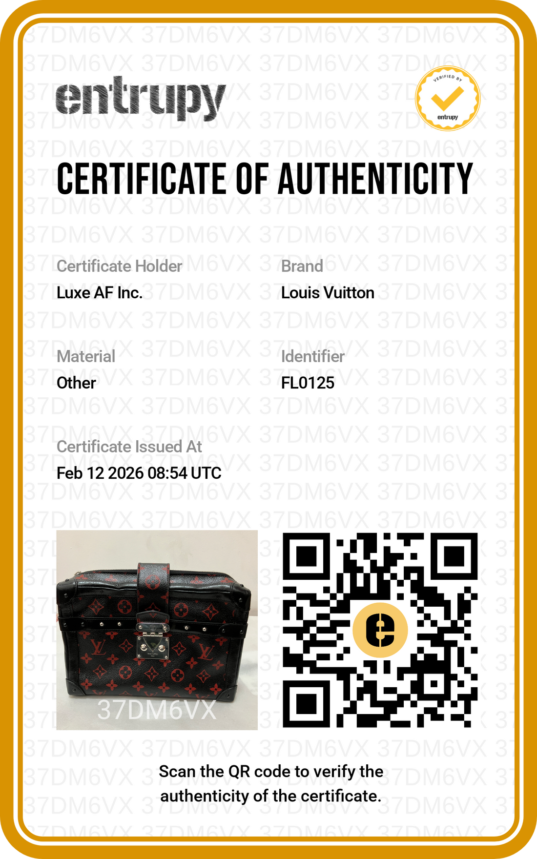 Louis Vuitton Petite Malle Solf Monogram Infrarouge Trunk Bag LV1872