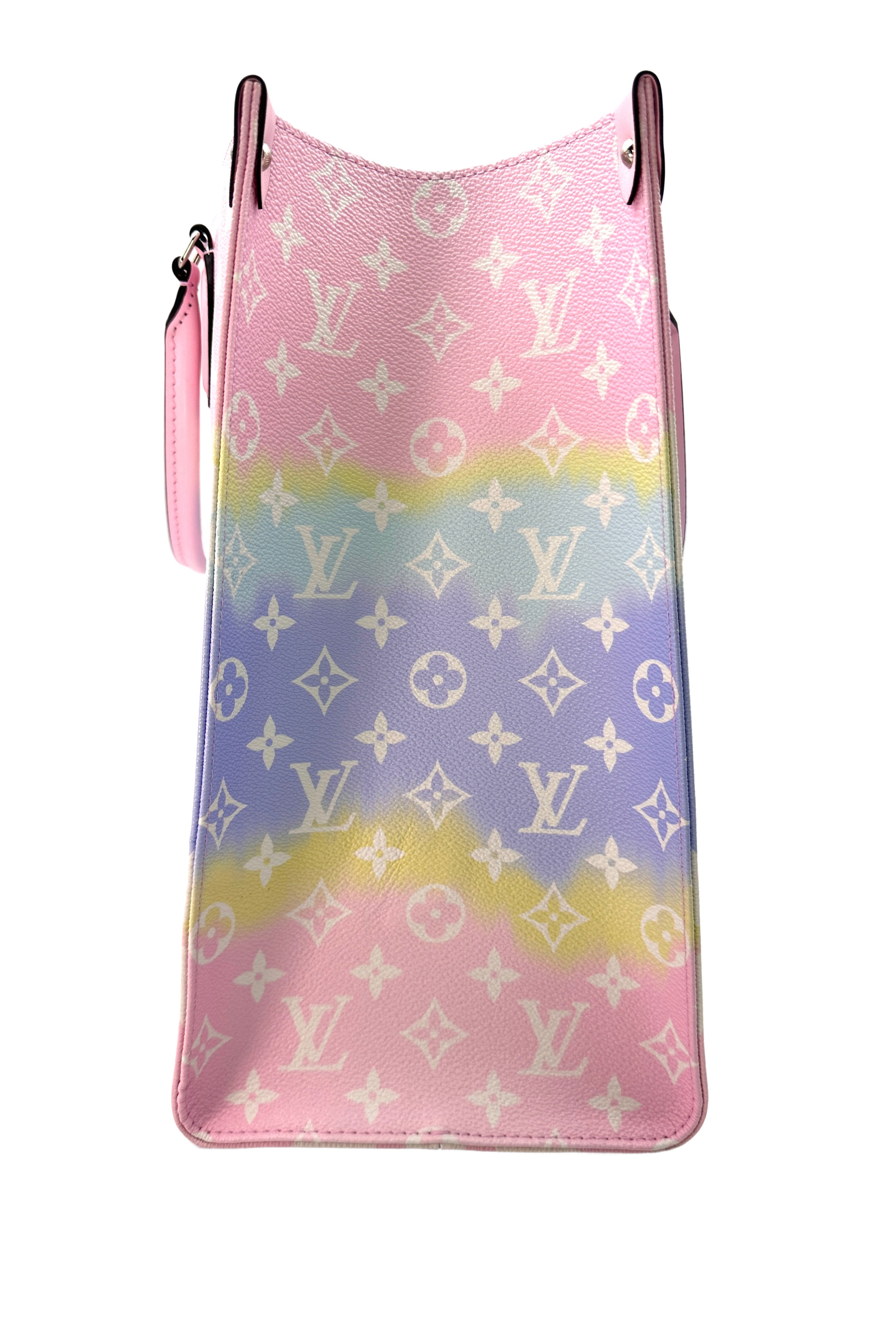 Louis Vuitton Escale OnTheGo Pastel Monogram Leather Large Size Tote Handle Bag LV1875