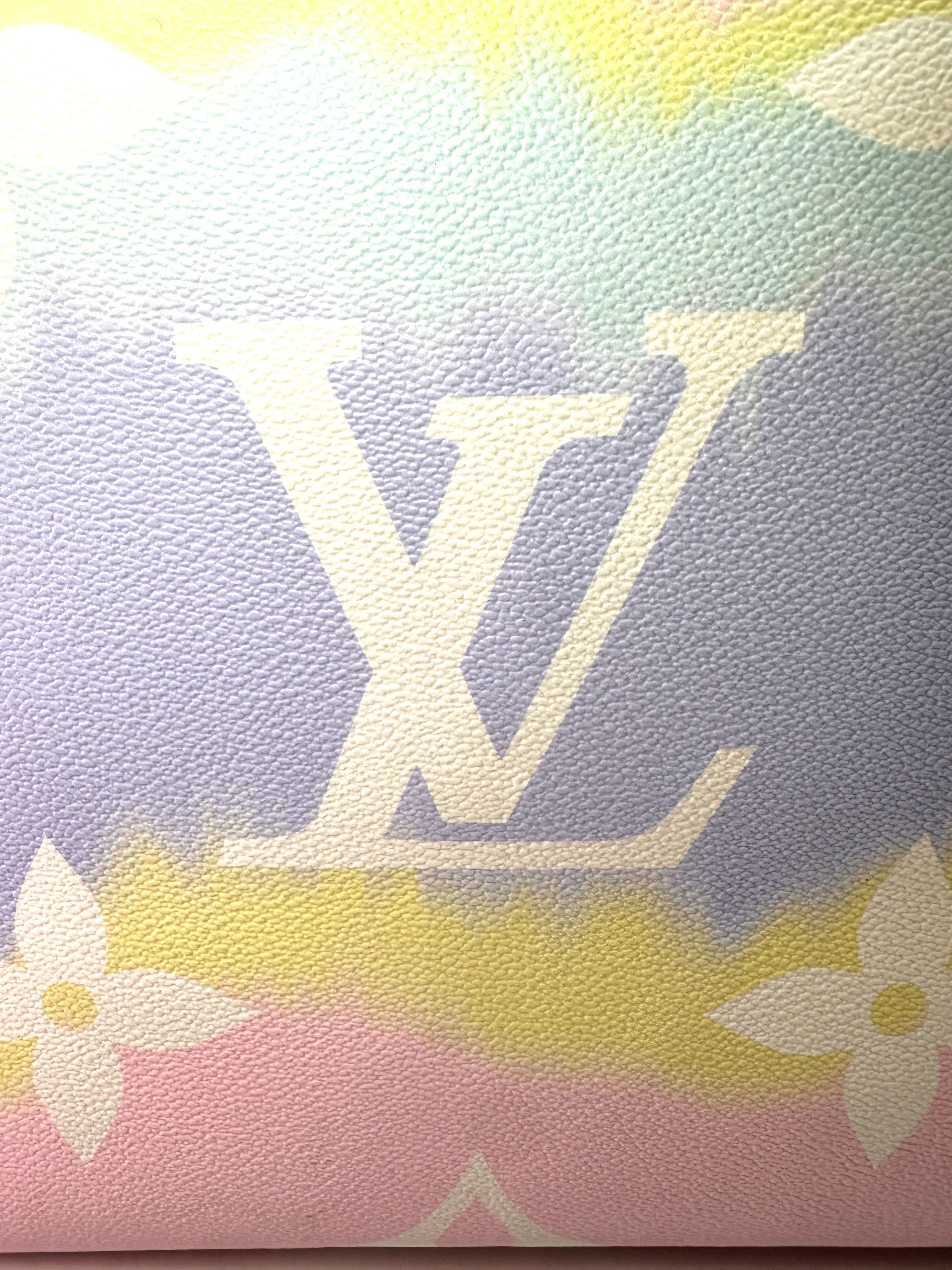 Louis Vuitton Escale OnTheGo Pastel Monogram Leather Large Size Tote Handle Bag LV1875