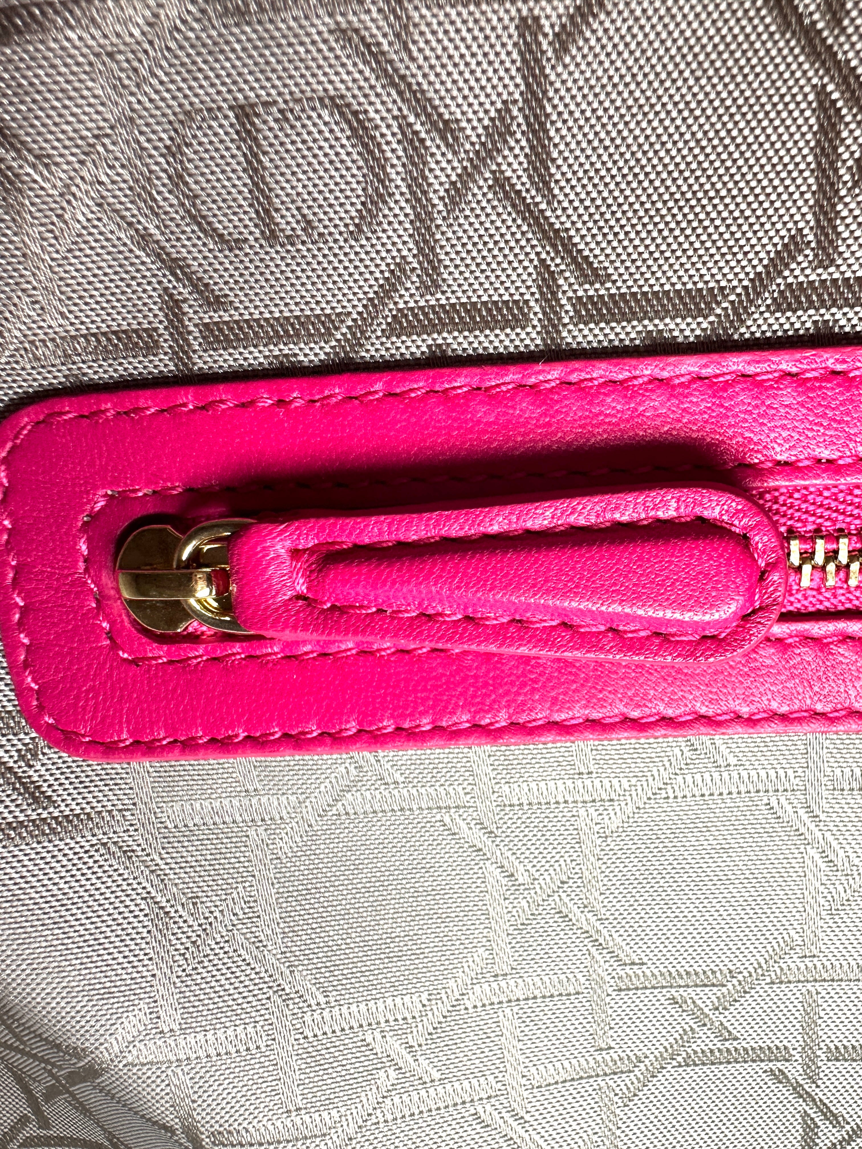 Christian Dior Lady Dior Pink Cannage Lambskin Handle Bag With Gold Charms DR481