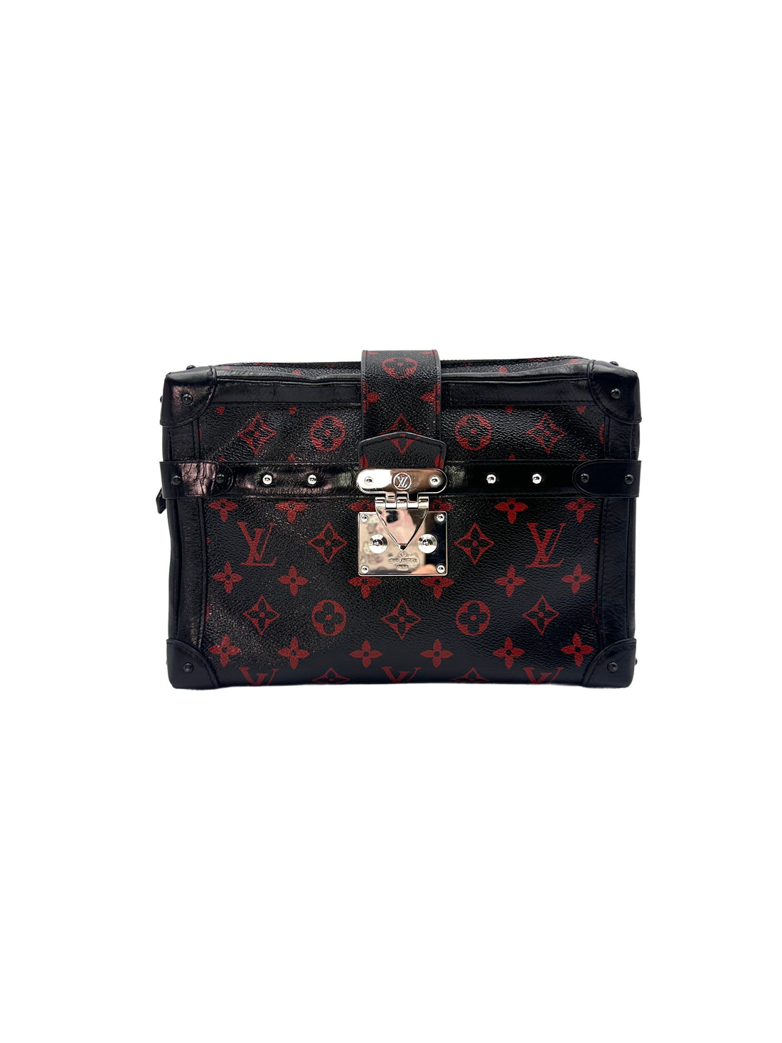 Louis Vuitton Petite Malle Solf Monogram Infrarouge Trunk Bag LV1872