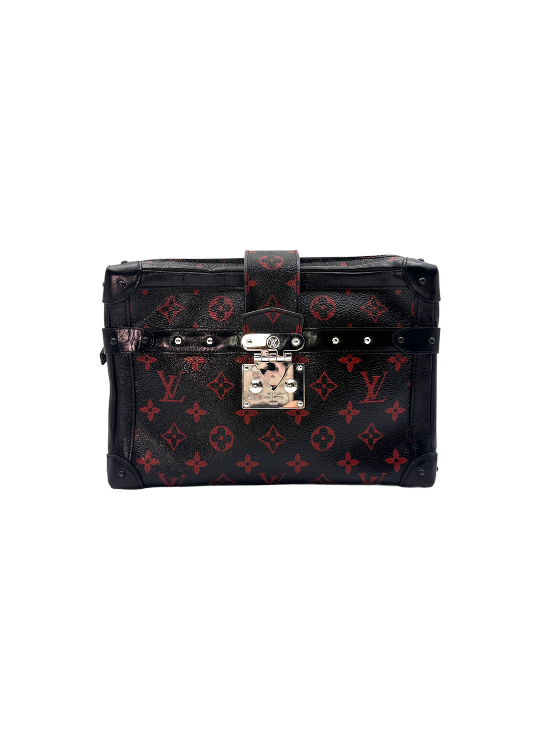 Louis Vuitton Petite Malle Solf Monogram Infrarouge Trunk Bag LV1872