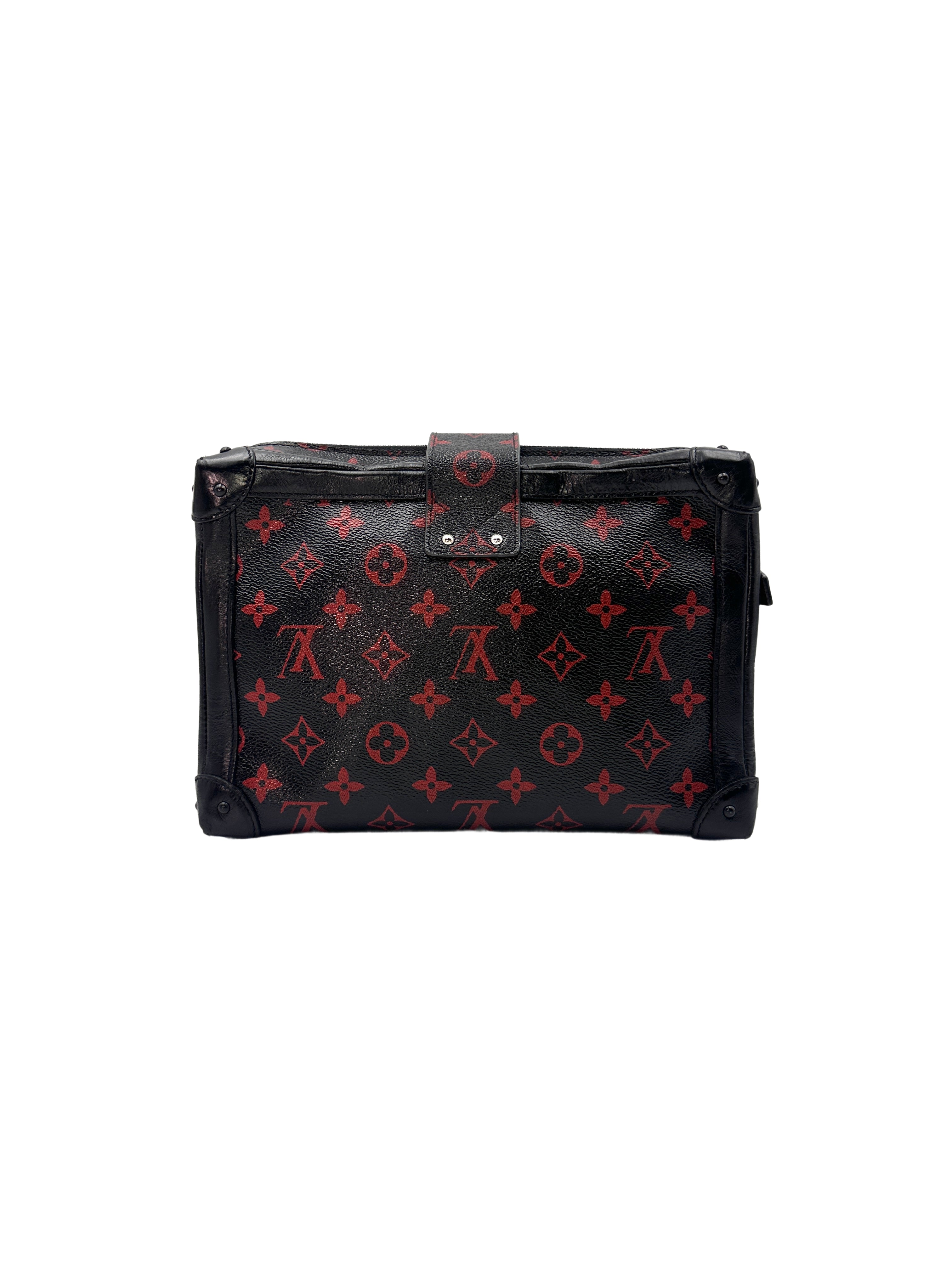 Louis Vuitton Petite Malle Solf Monogram Infrarouge Trunk Bag LV1872