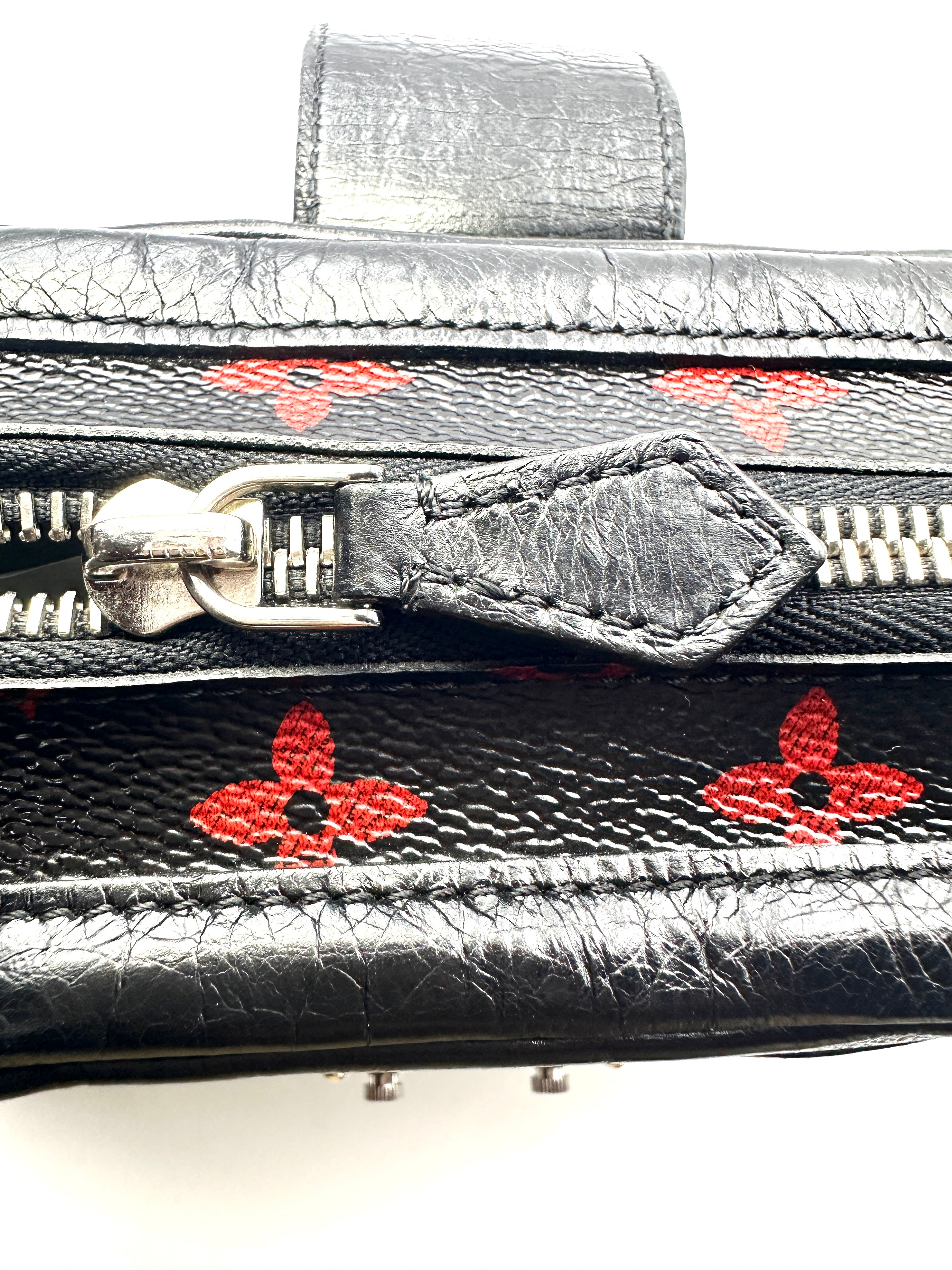 Louis Vuitton Petite Malle Solf Monogram Infrarouge Trunk Bag LV1872
