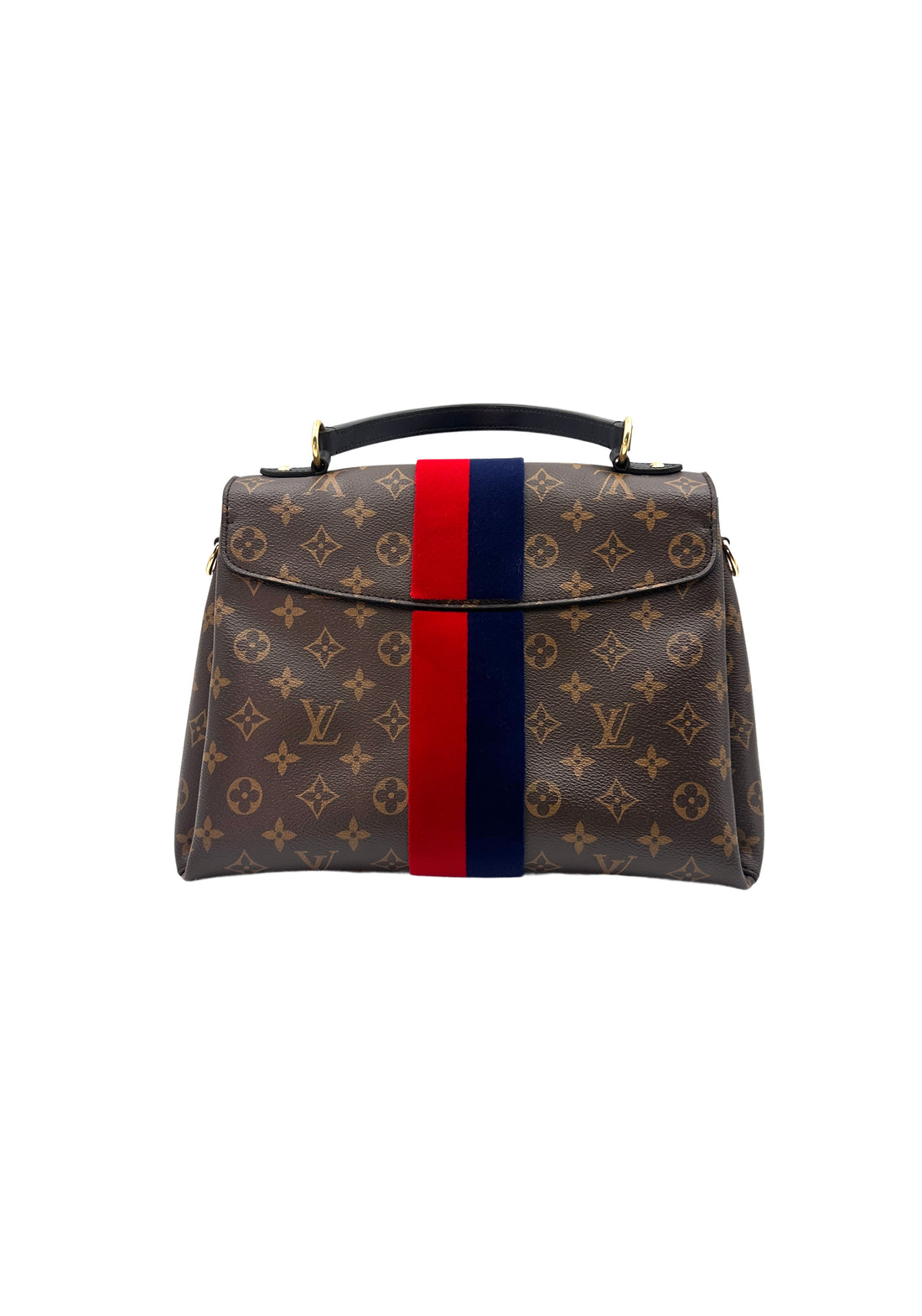Louis Vuitton Georges BB Brown Monogram Leather Handle Bag LV1871