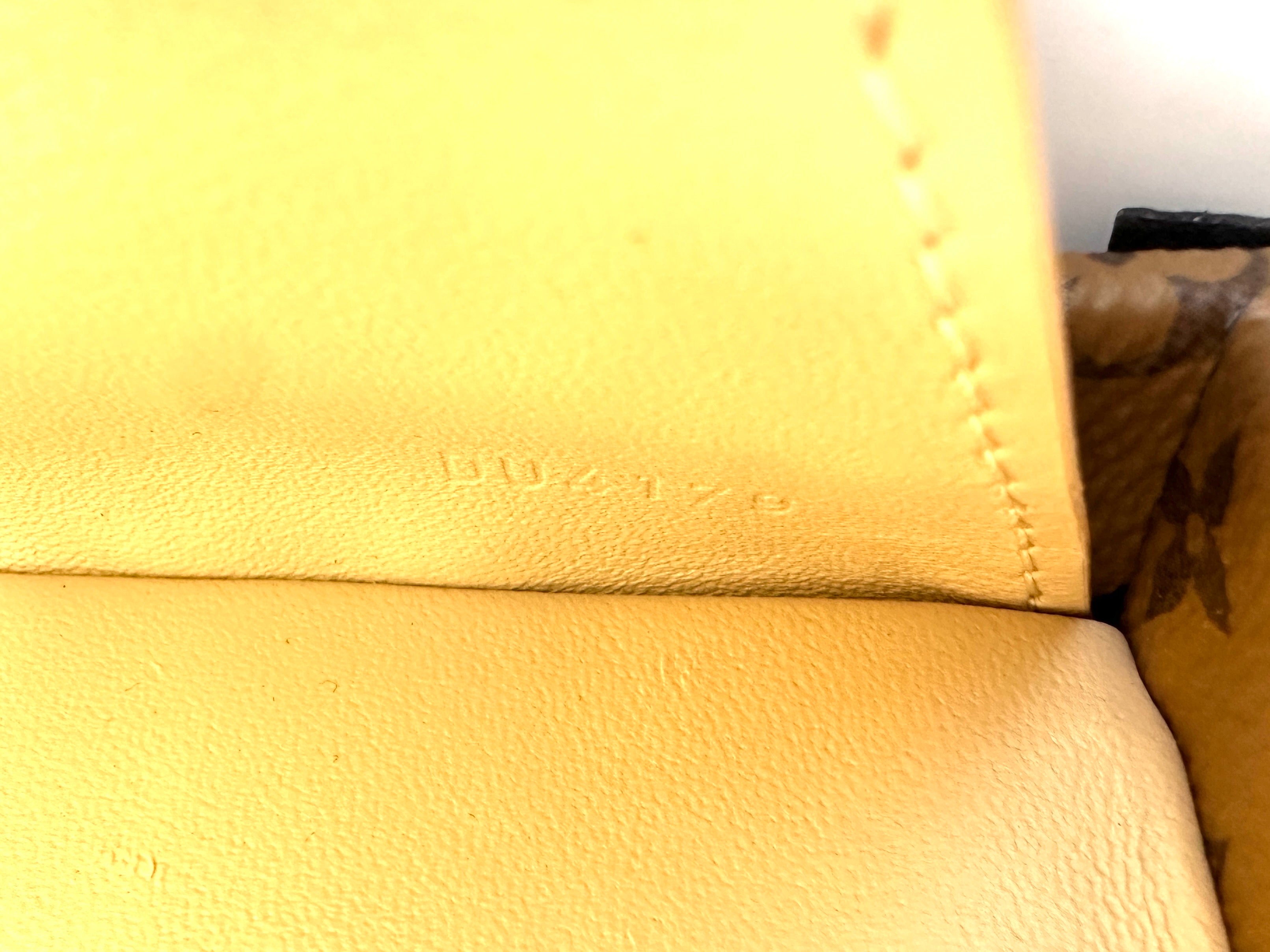 Louis Vuitton Petite Malle Brown Monogram Leather Bag With Gold Hardware LV1869