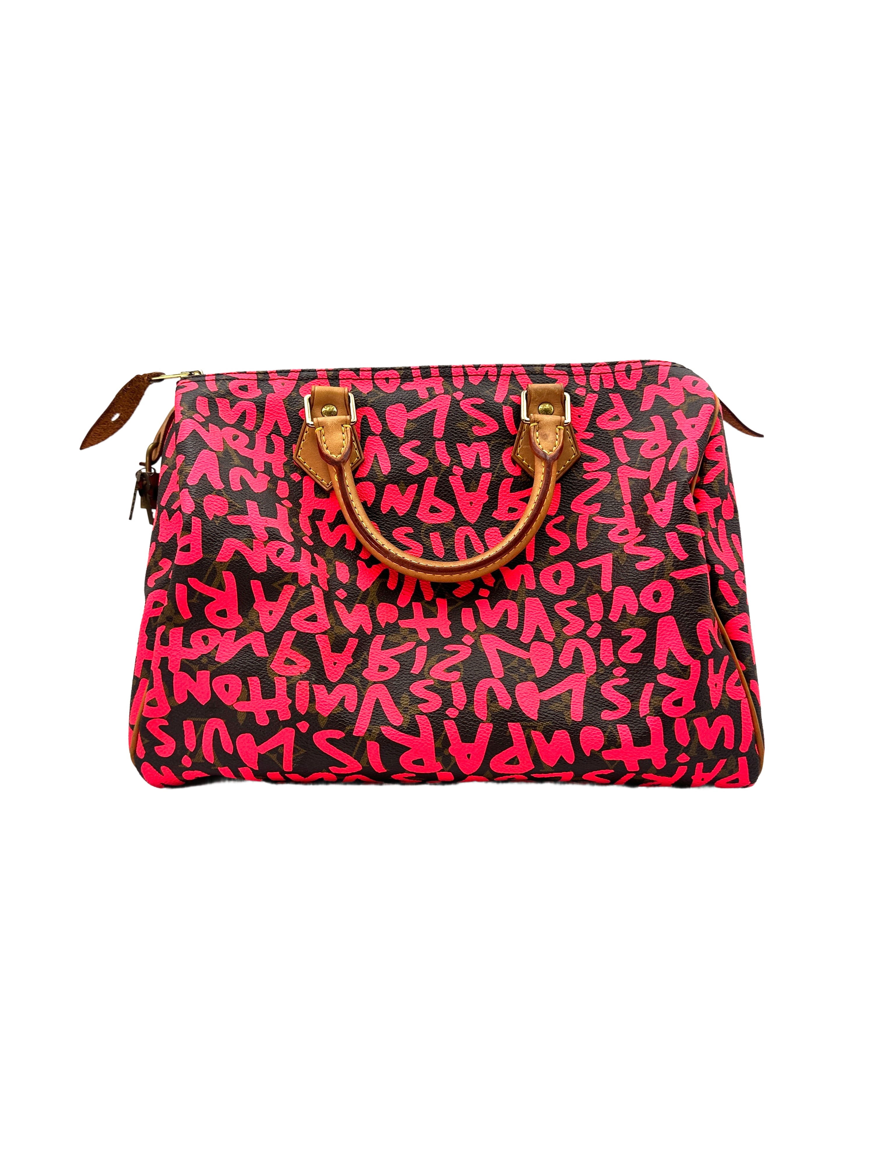 Louis Vuitton x Stephen Sprouse Speedy30 Red Graffiti Handle Bag LV1881