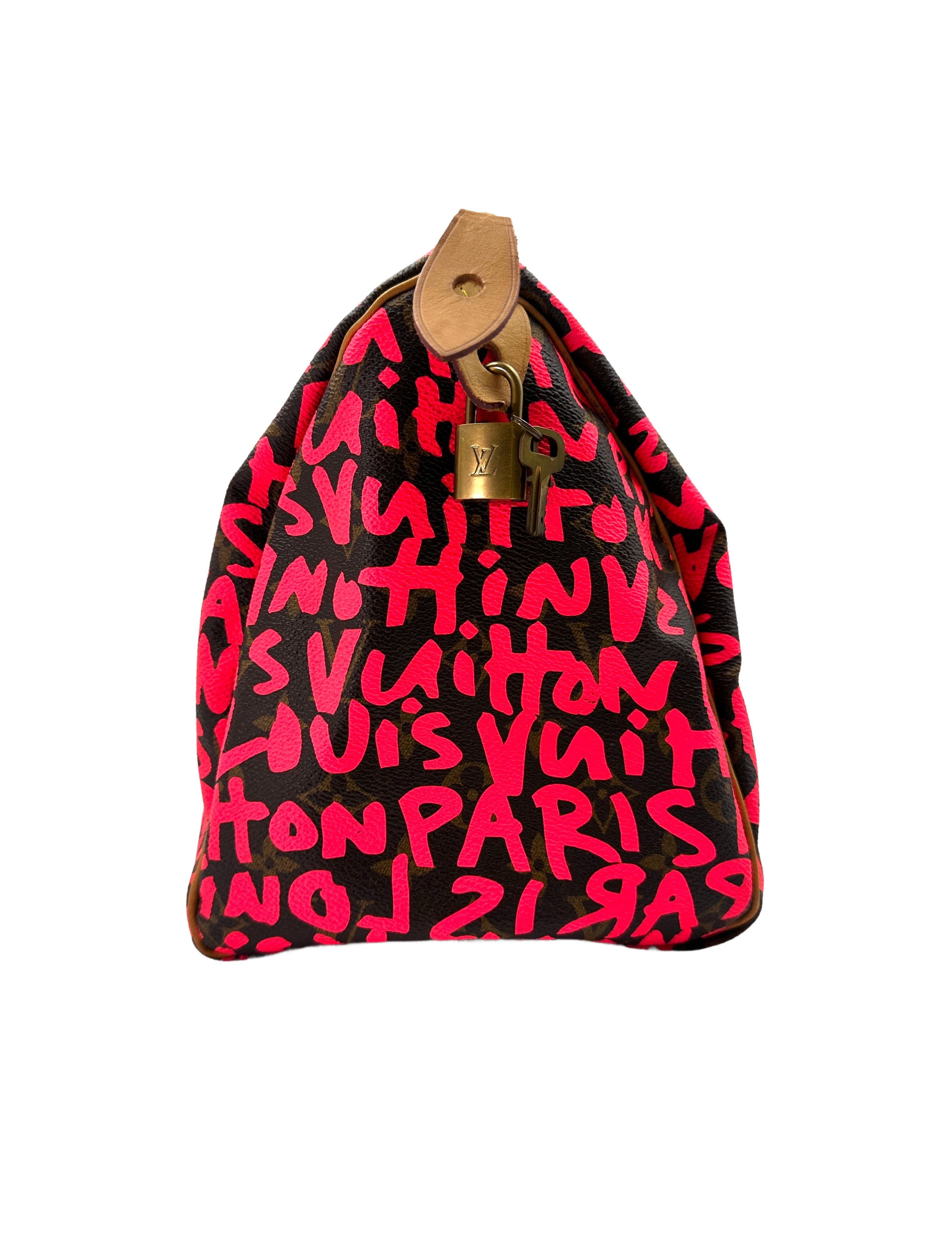 Louis Vuitton x Stephen Sprouse Speedy30 Red Graffiti Handle Bag LV1881
