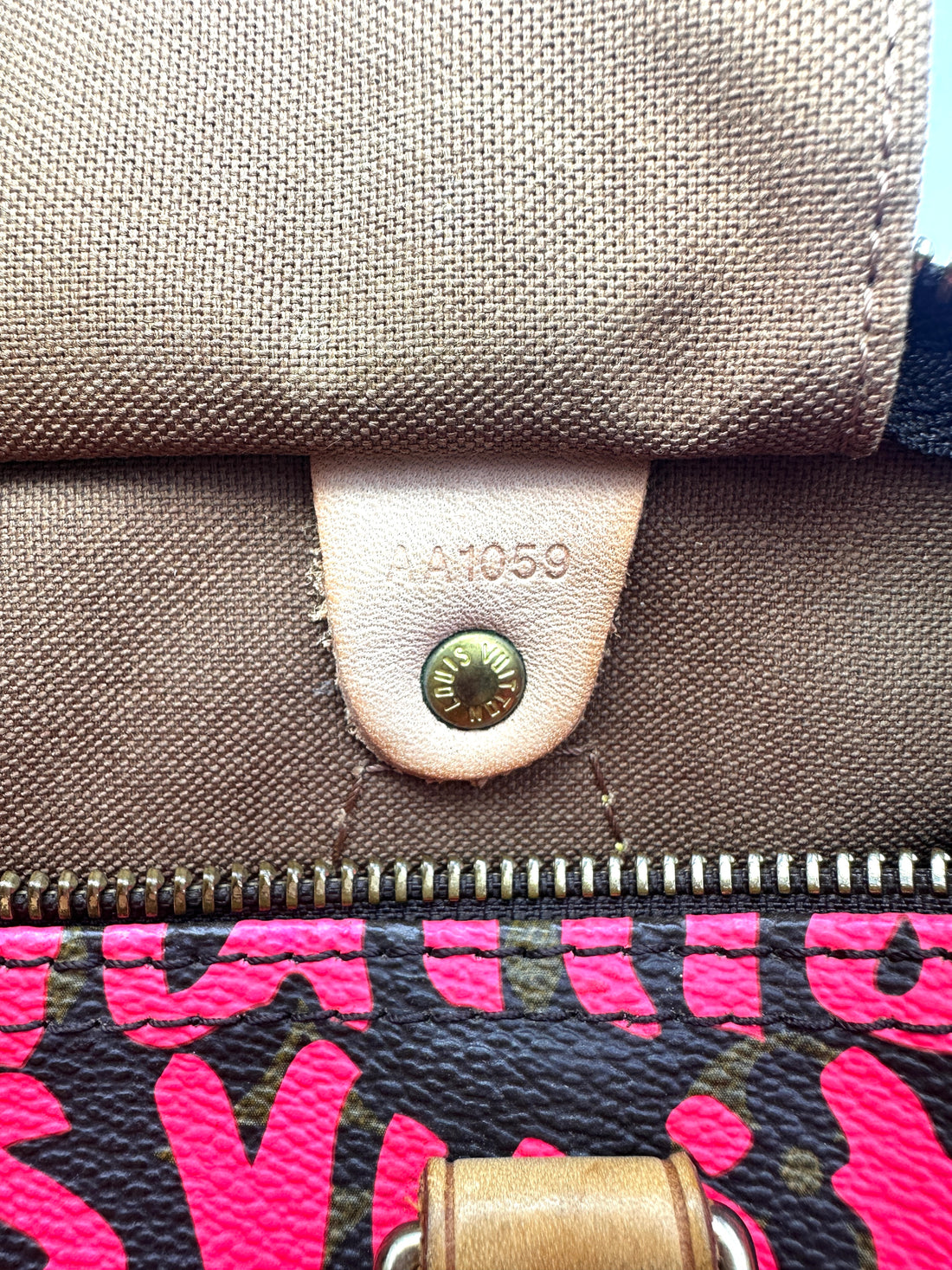 Louis Vuitton x Stephen Sprouse Speedy30 Red Graffiti Handle Bag LV1881