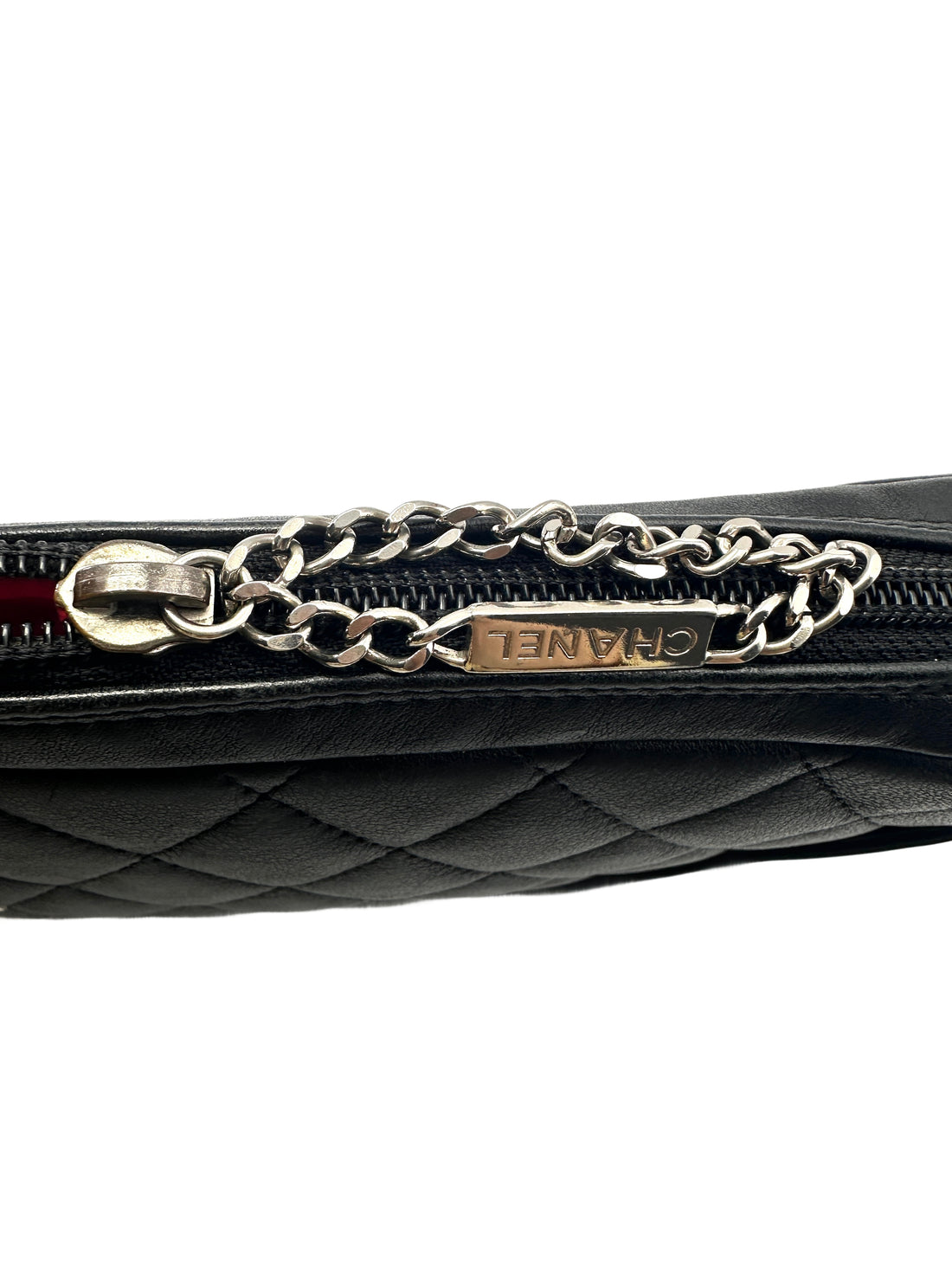Chanel Cambon Ligne Black Quilted Crossbody Bag With White Logo(10***99)