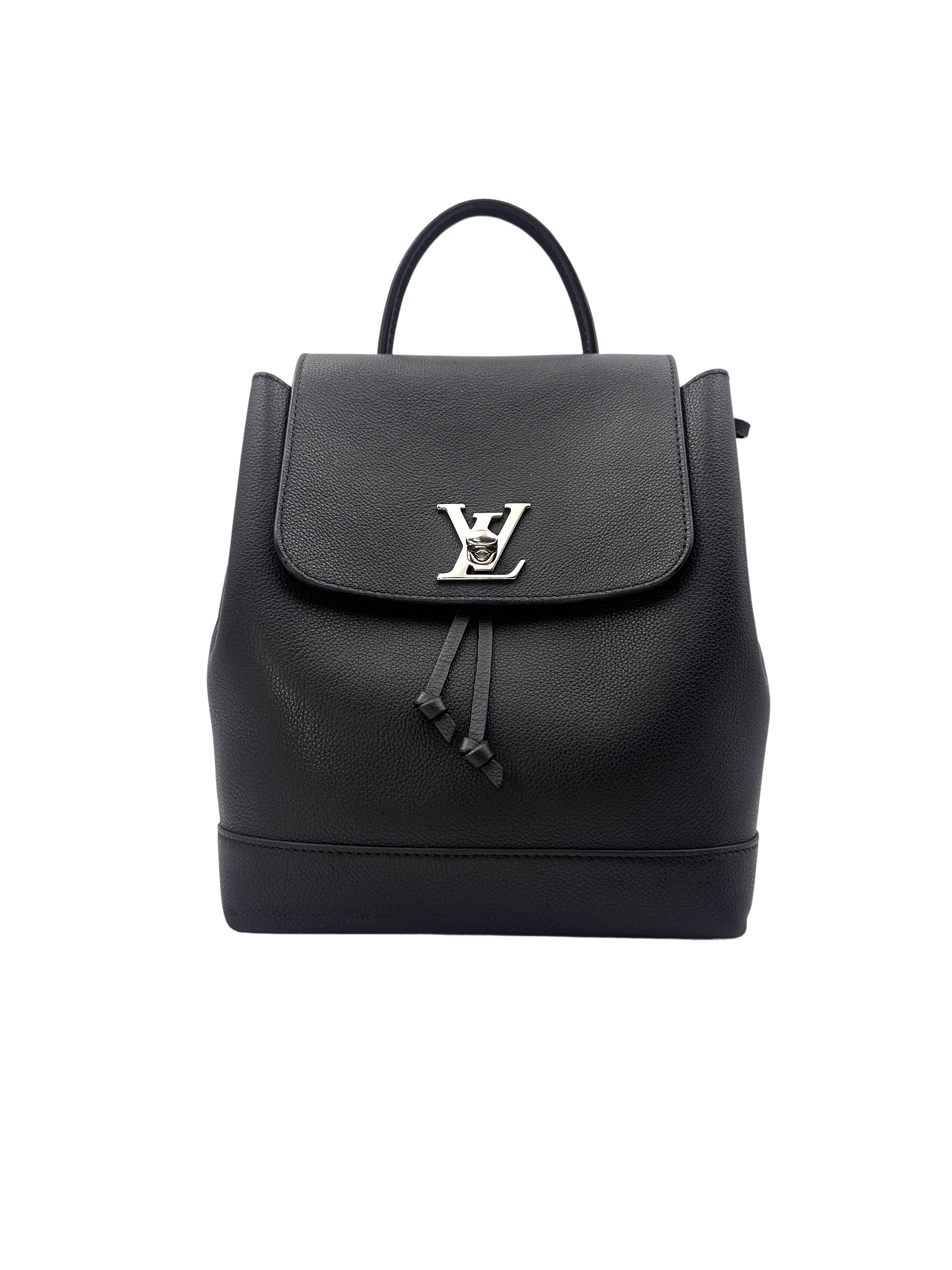 Louis Vuitton Lockme Black Taurillon Leather Backpack LV1878