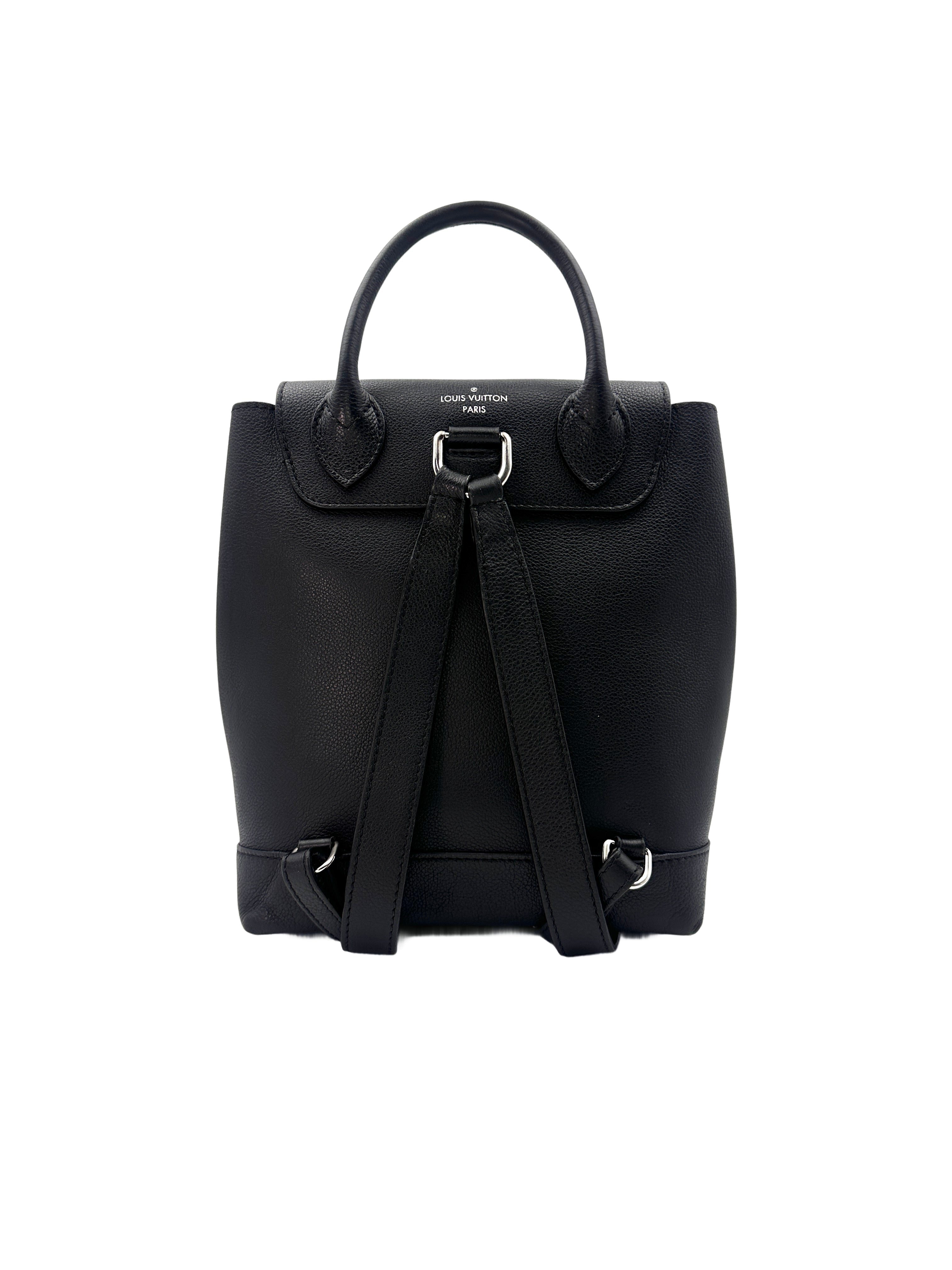 Louis Vuitton Lockme Black Taurillon Leather Backpack LV1878
