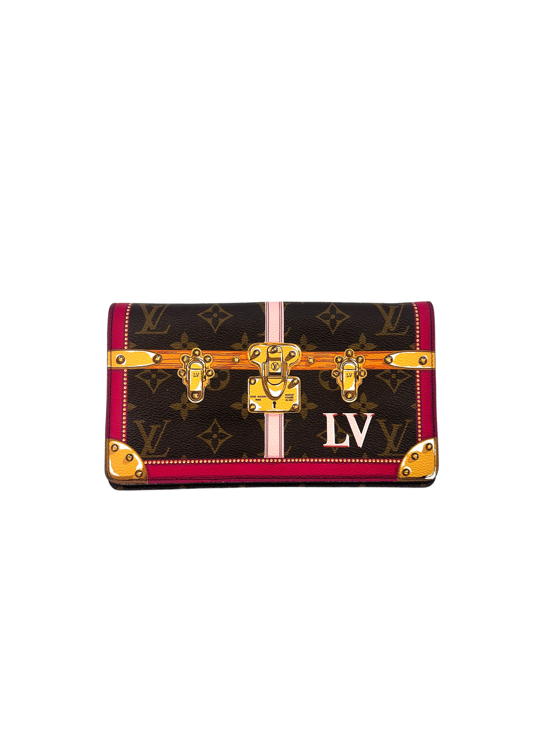 Louis Vuitton Limited Edition Monogram Canvas Trompe L'oeil Pochette Bag LV1876