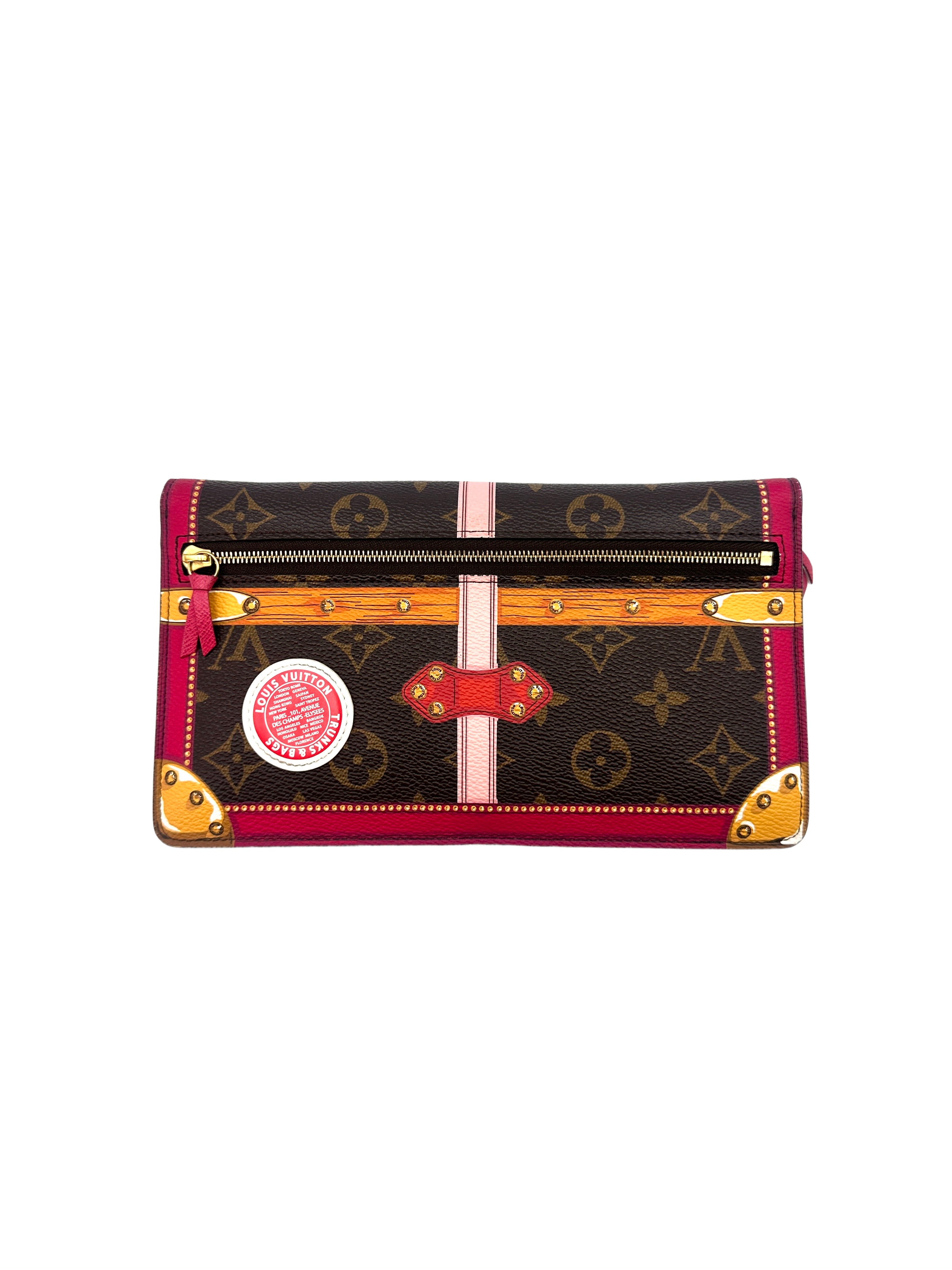 Louis Vuitton Limited Edition Monogram Canvas Trompe L'oeil Pochette Bag LV1876