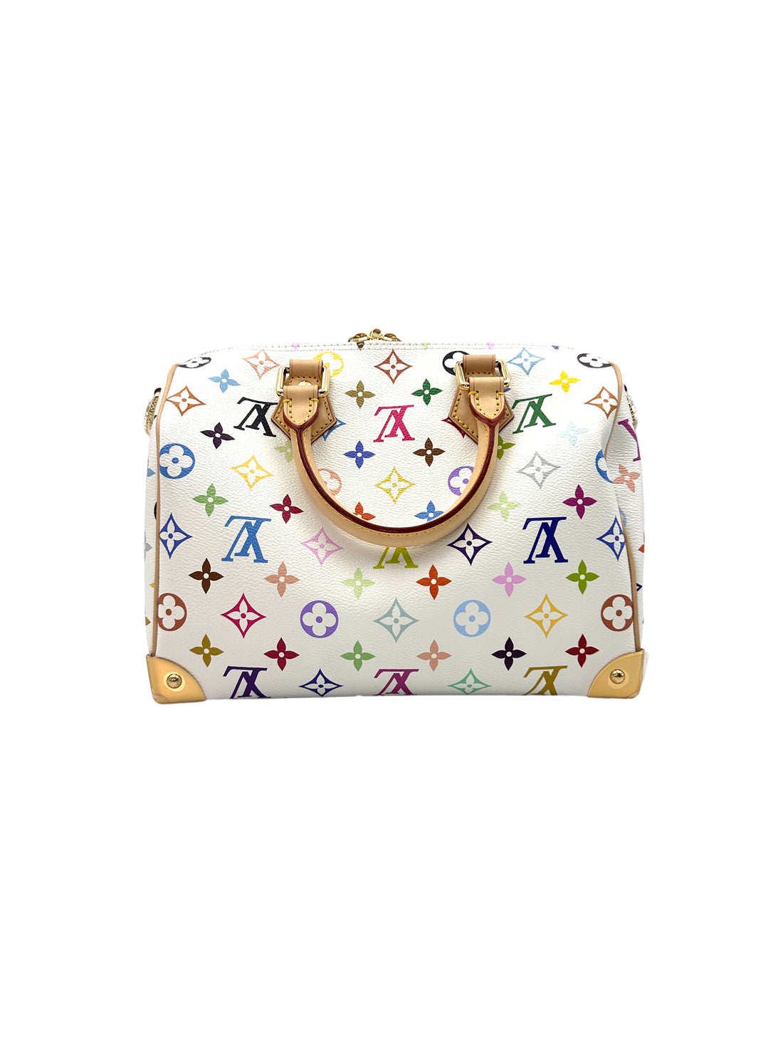 Louis Vuitton x Takashi Murakami Multicolor Monogram Speedy30 Handle Bag LV1882