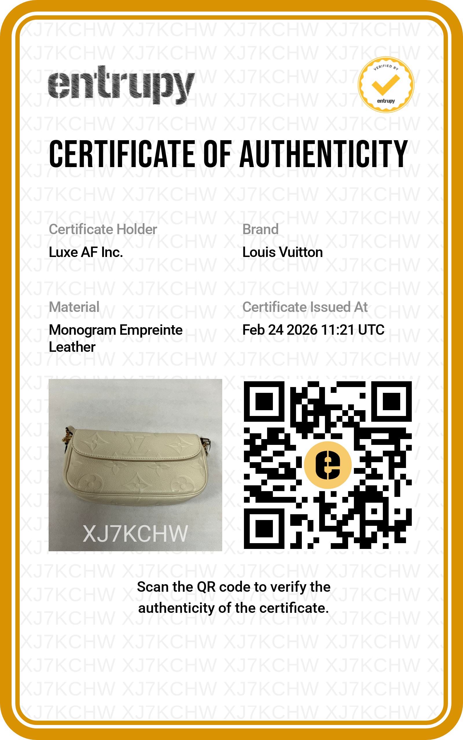 Louis Vuitton Ivy White Monogram Empreinte Leather Shoulder Bag LV1888