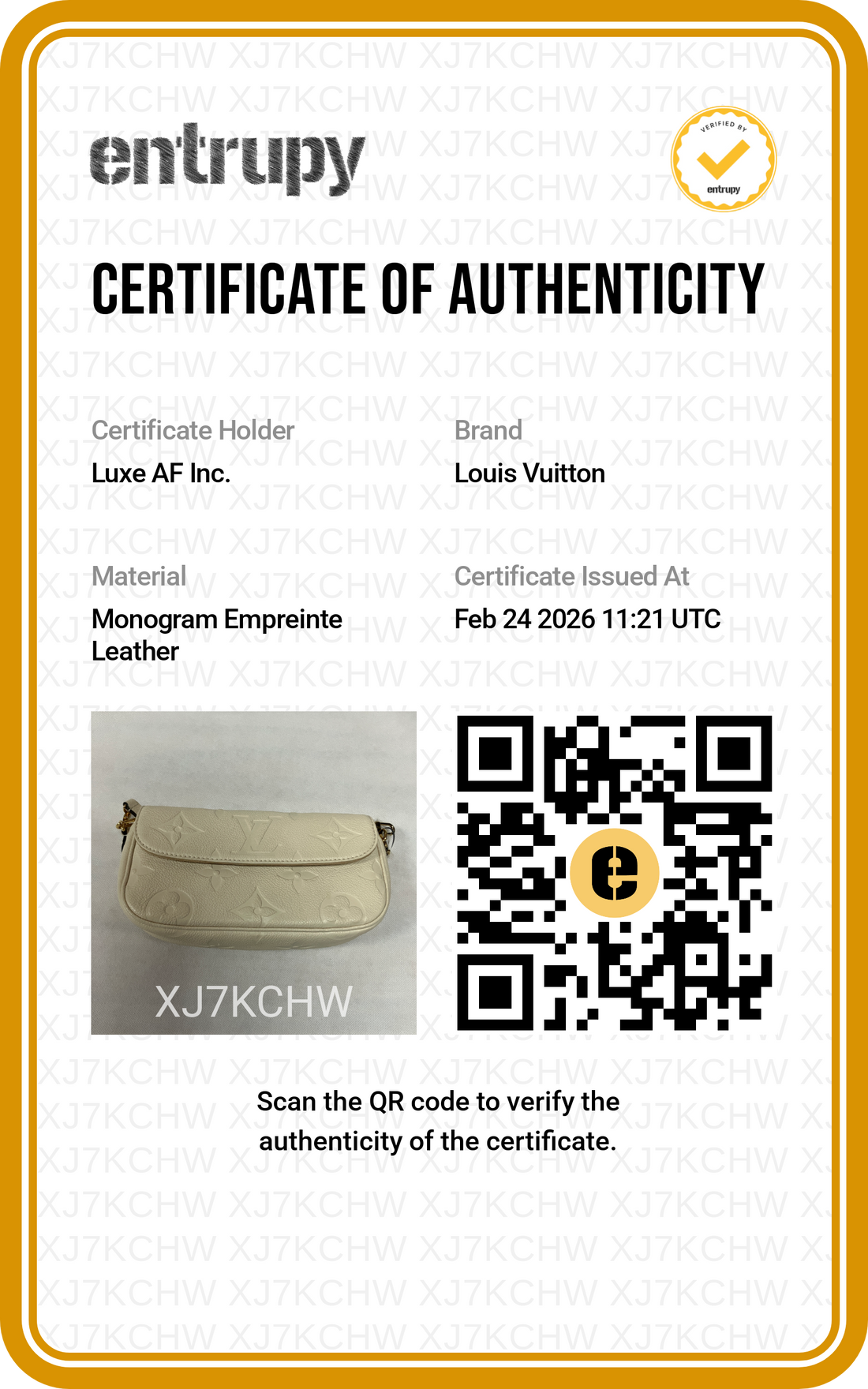 Louis Vuitton Ivy White Monogram Empreinte Leather Shoulder Bag LV1888