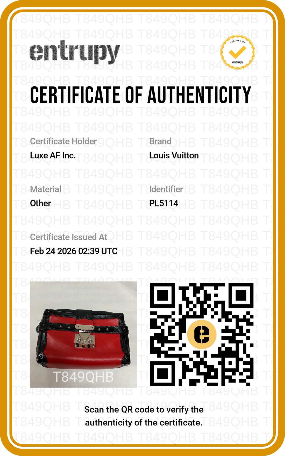 Louis Vuitton Petite Malle Black/Red Leather Shoulder Bag LV1973