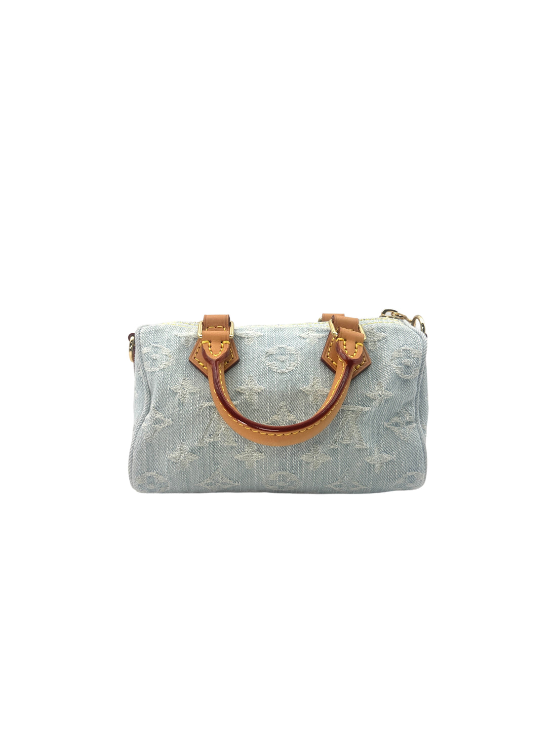 Louis Vuitton Nano Speedy Monogram Denim Handle Bag LV1883