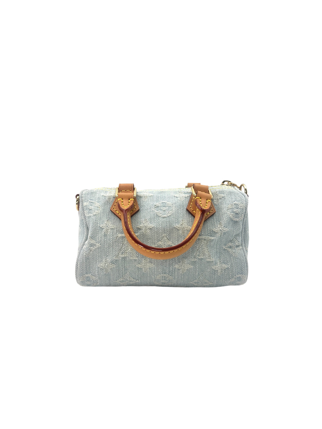 Louis Vuitton Nano Speedy Monogram Denim Handle Bag LV1883