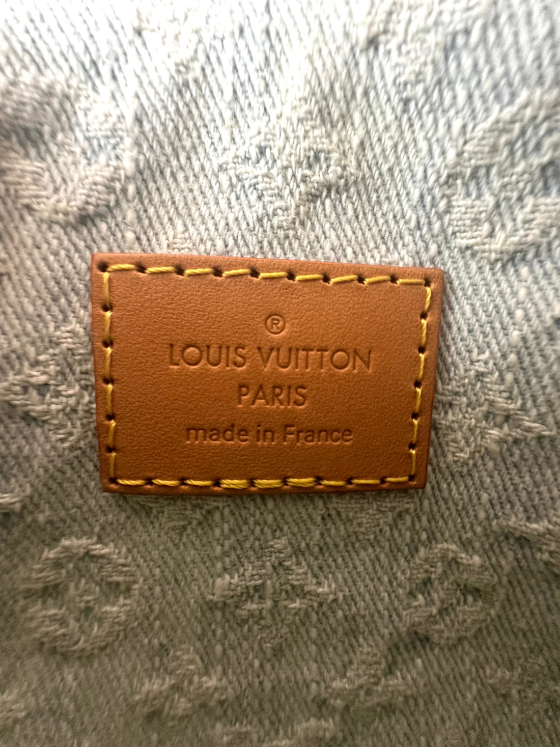 Louis Vuitton Nano Speedy Monogram Denim Handle Bag LV1883