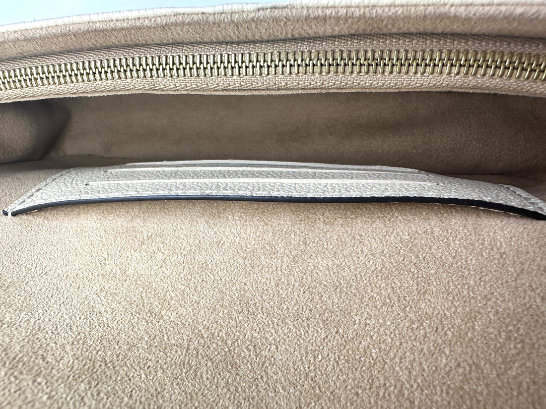 Louis Vuitton Ivy White Monogram Empreinte Leather Shoulder Bag LV1888